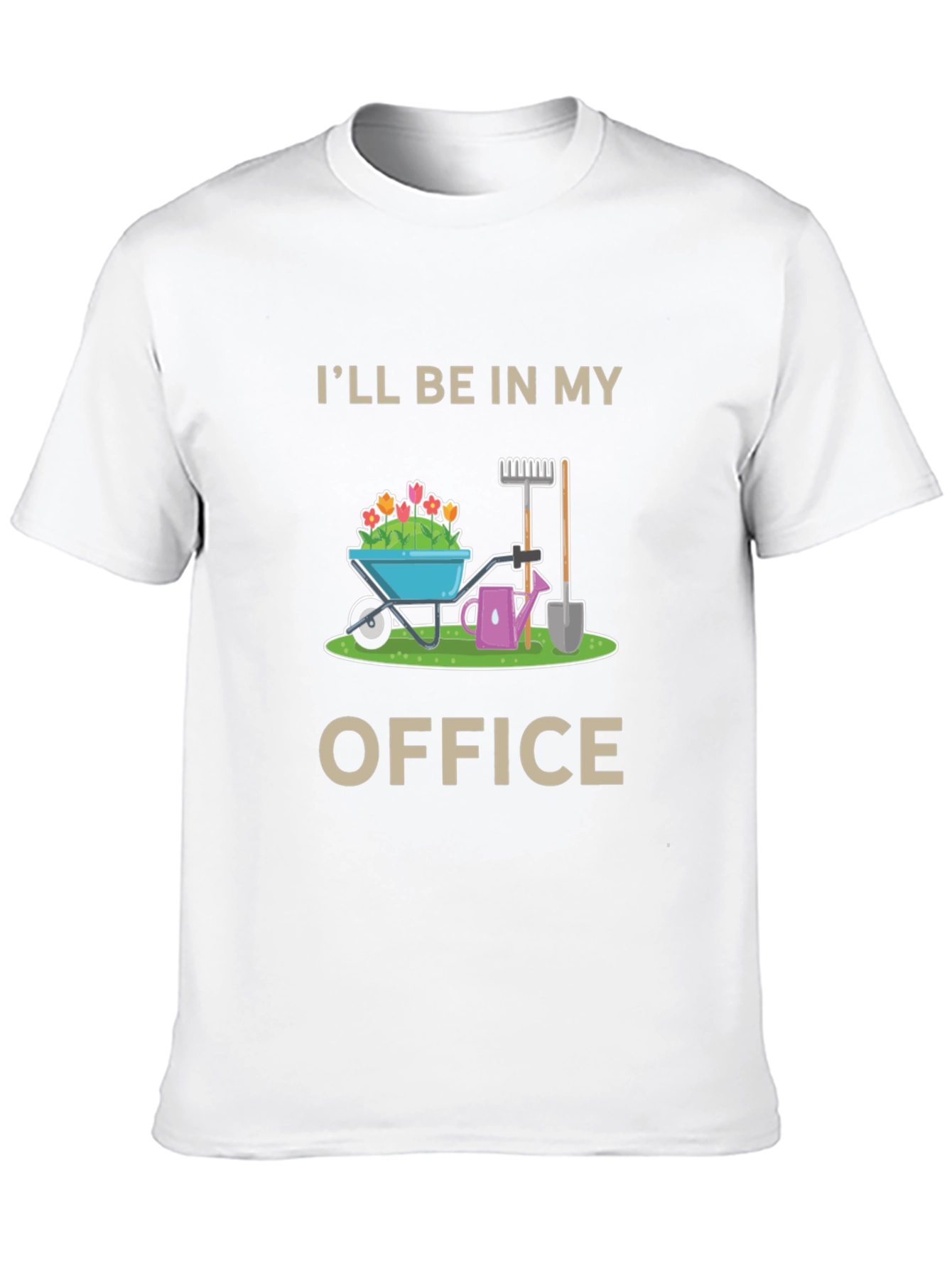 Gardening Office Graphic T-Shirt