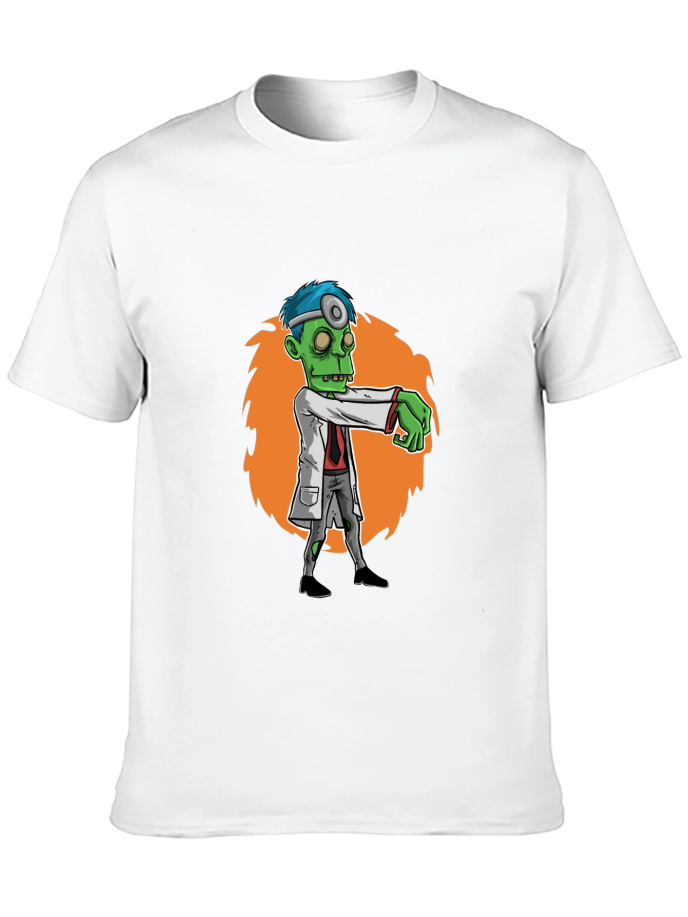 Zombie Doctor Graphic Print T-Shirt