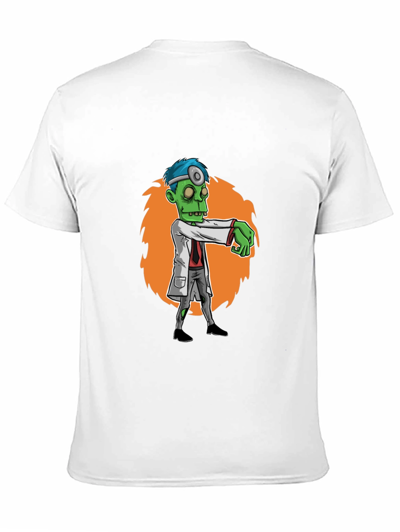 Zombie Doctor Graphic Print T-Shirt