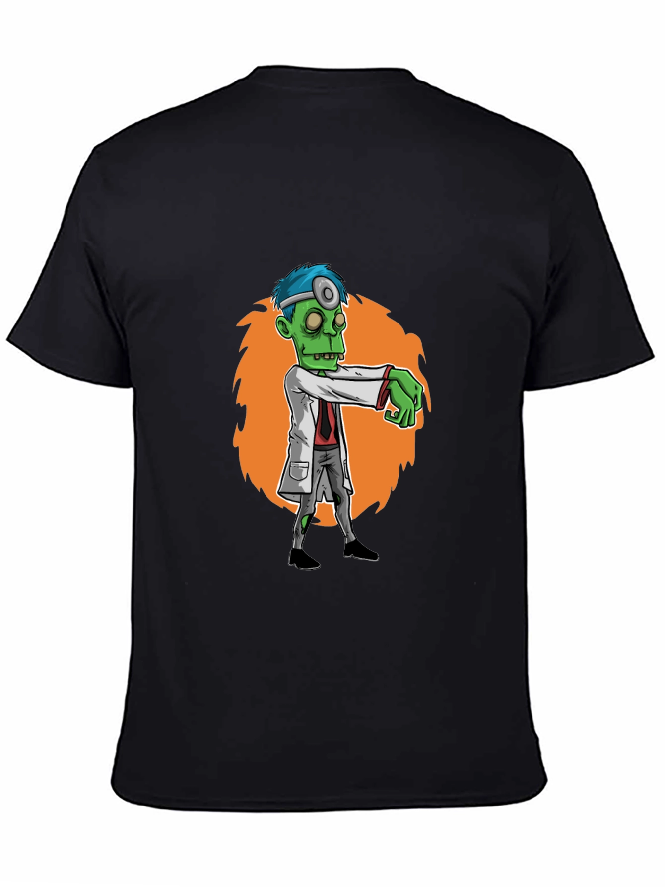 Zombie Doctor Graphic Print T-Shirt