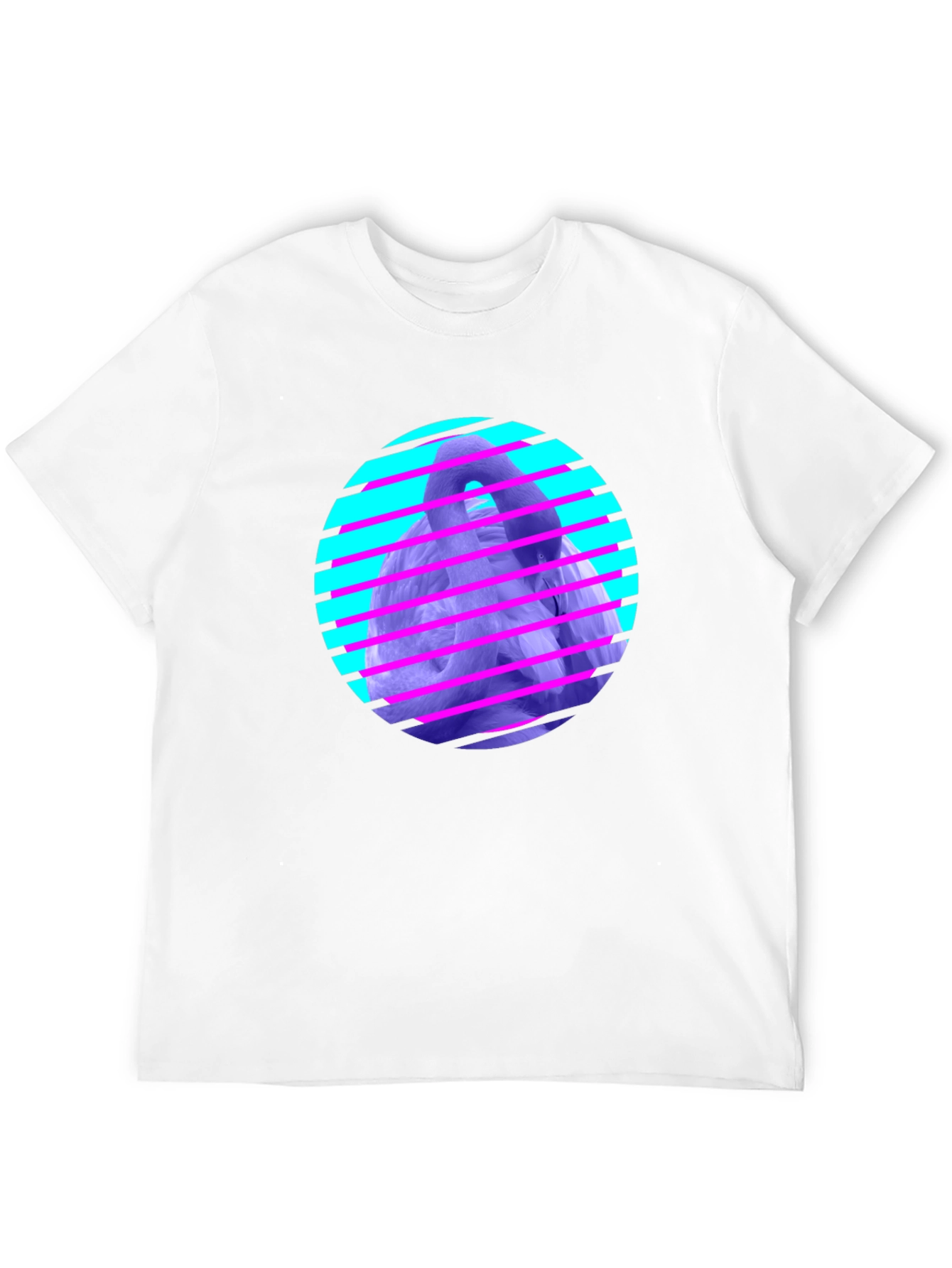 Retro Vaporwave Gorilla Graphic Tee