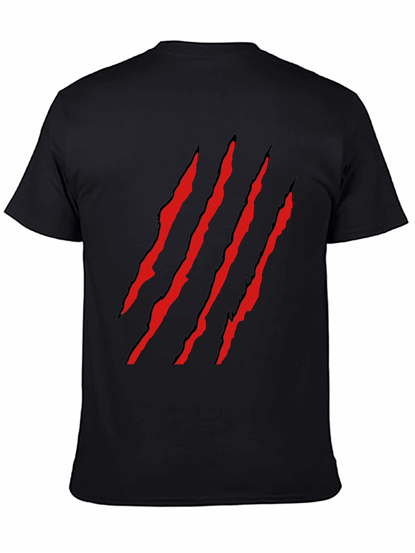 Claw Slash Graphic Tee - Mens Black T-Shirt