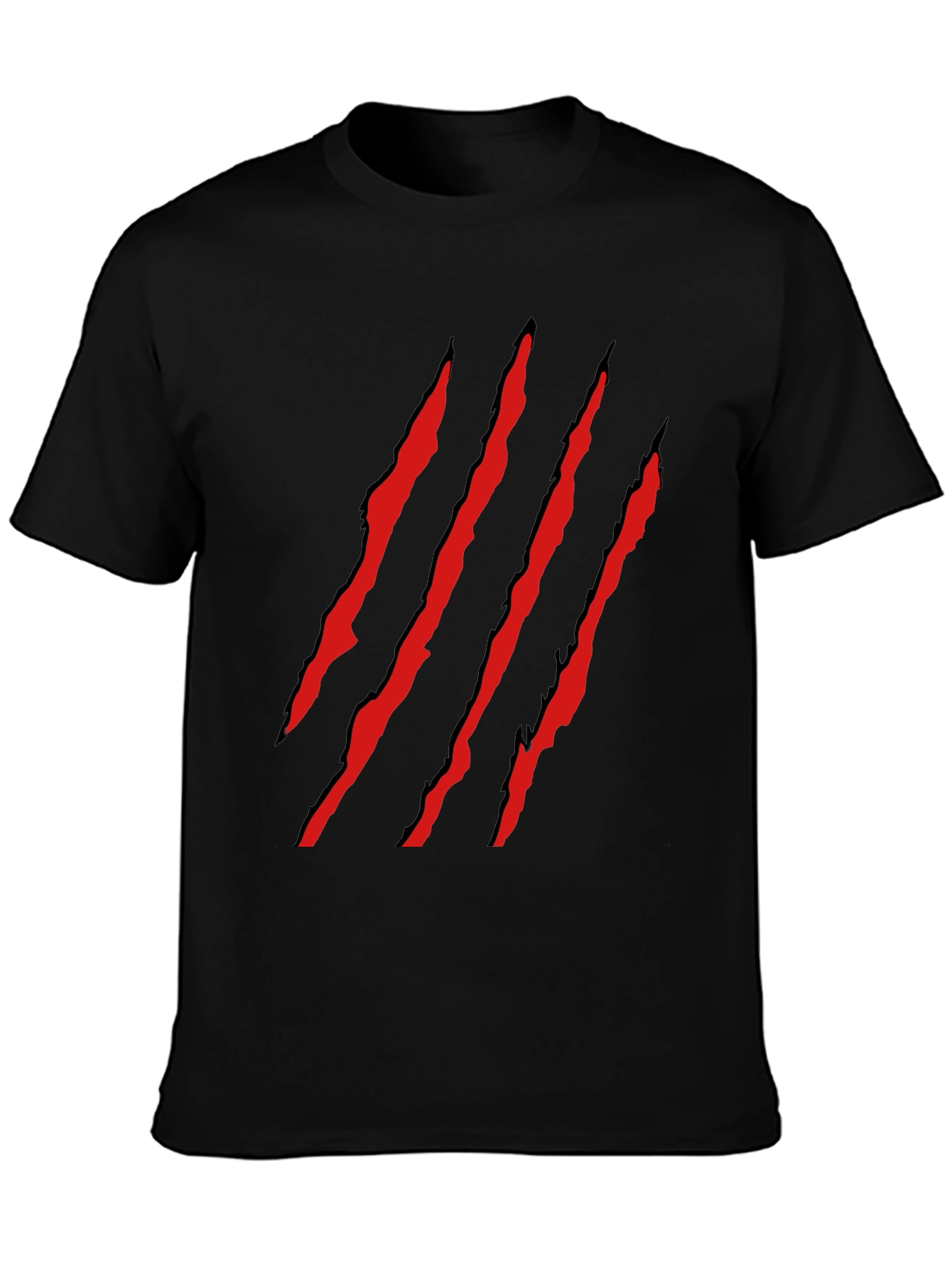 Claw Slash Graphic Tee - Mens Black T-Shirt