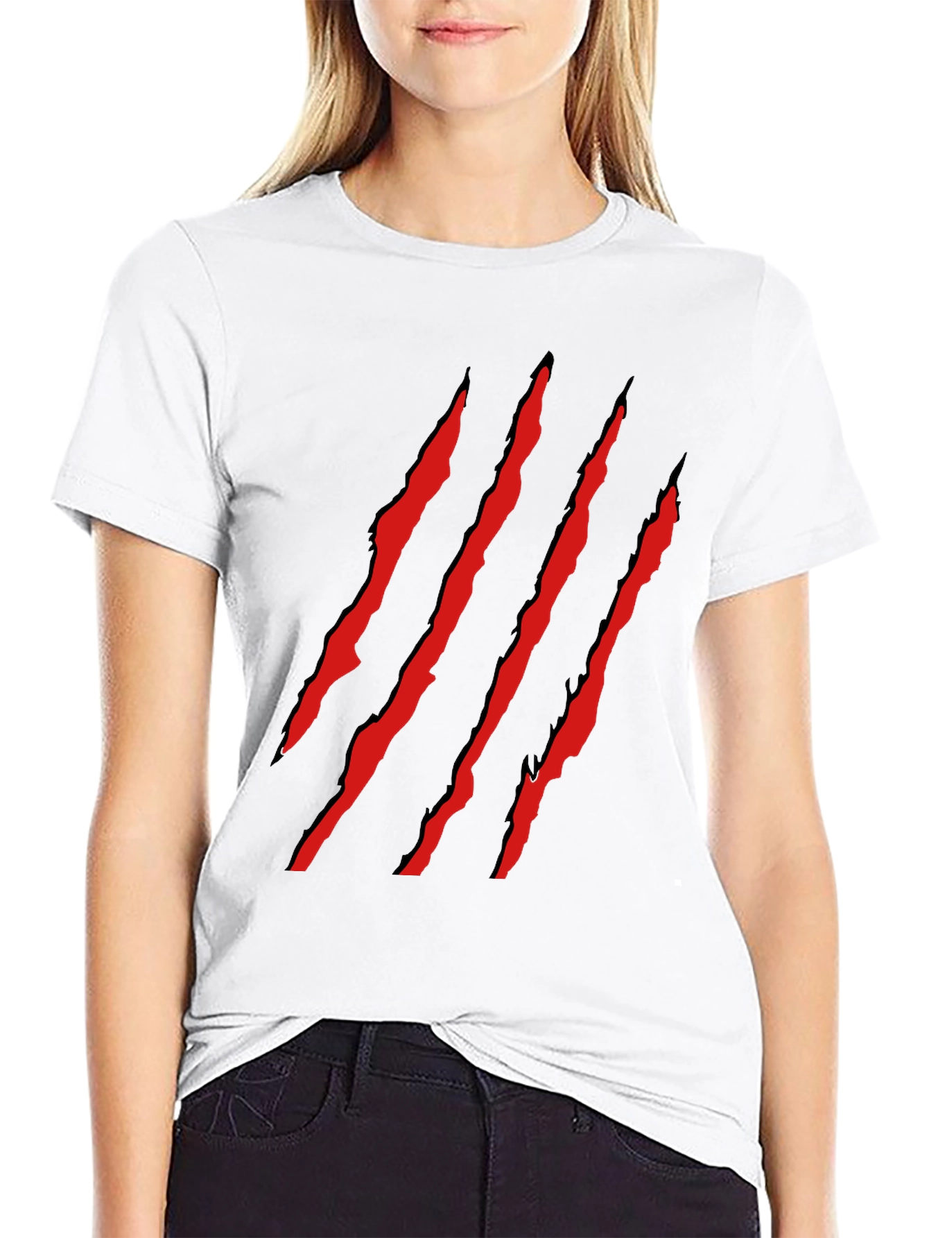 Claw Slash Graphic Tee - Mens Black T-Shirt