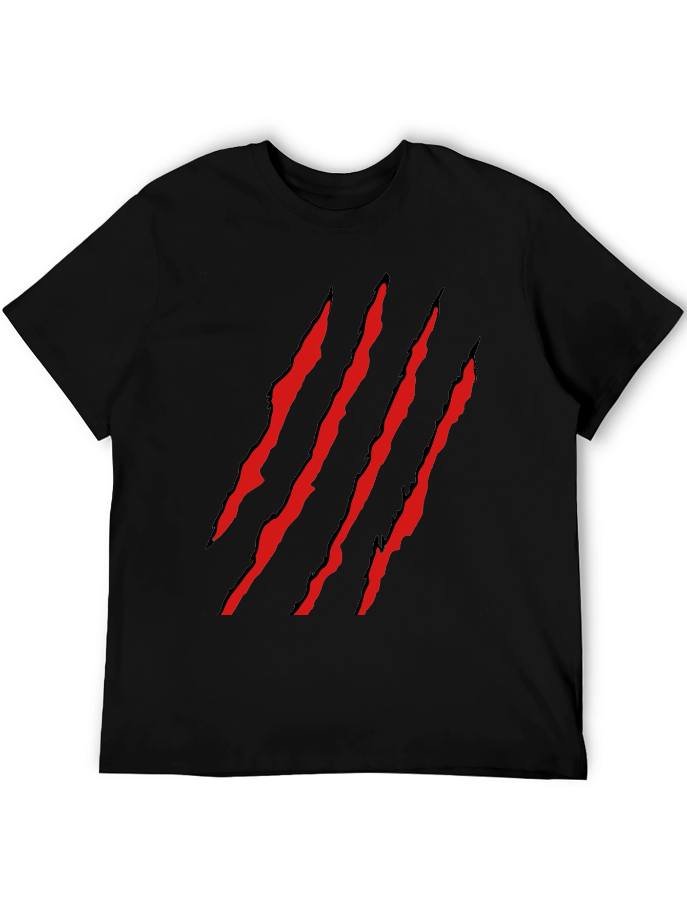 Claw Slash Graphic Tee - Mens Black T-Shirt