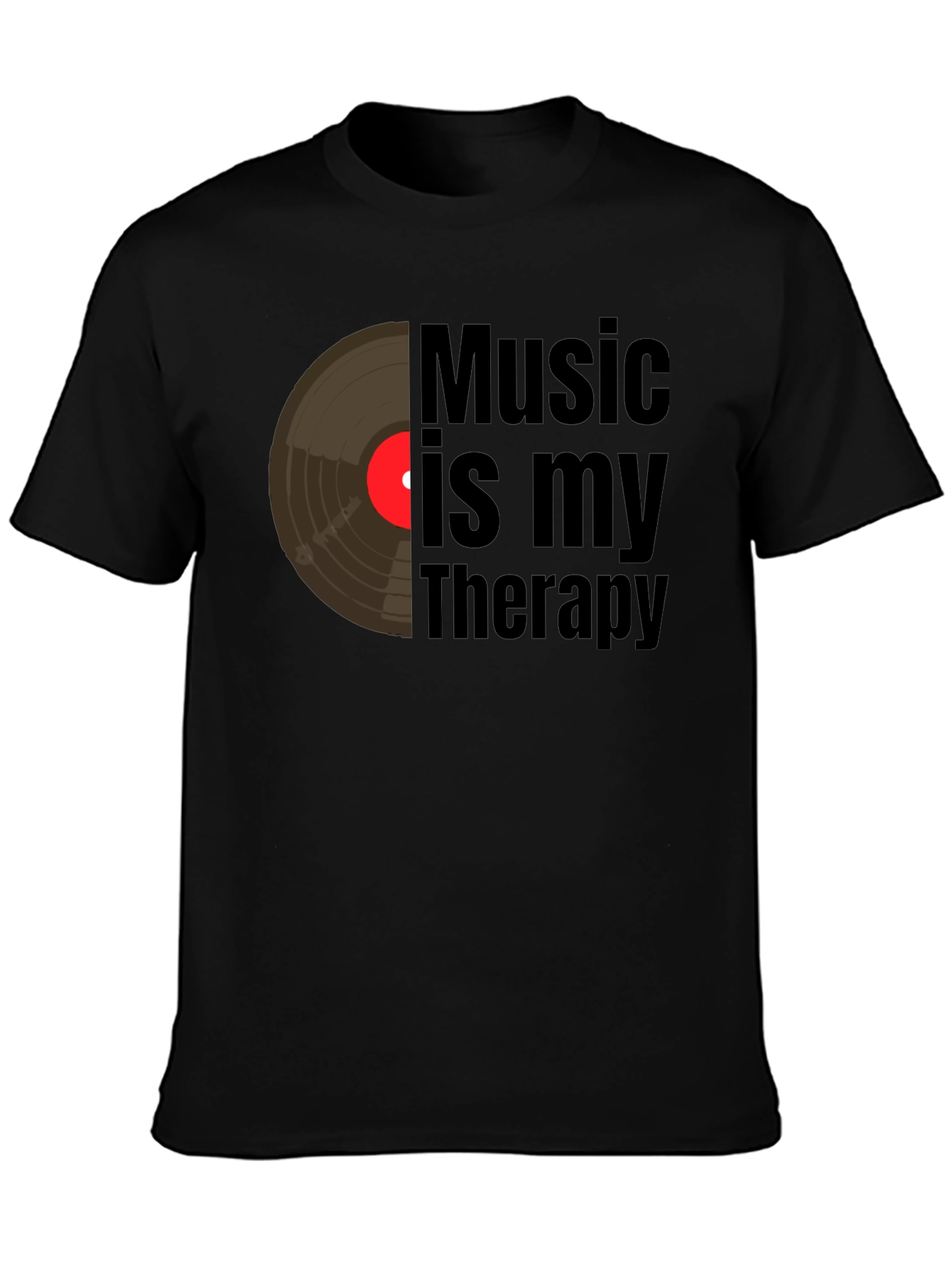 Music is My Therapy Graphic Tee
