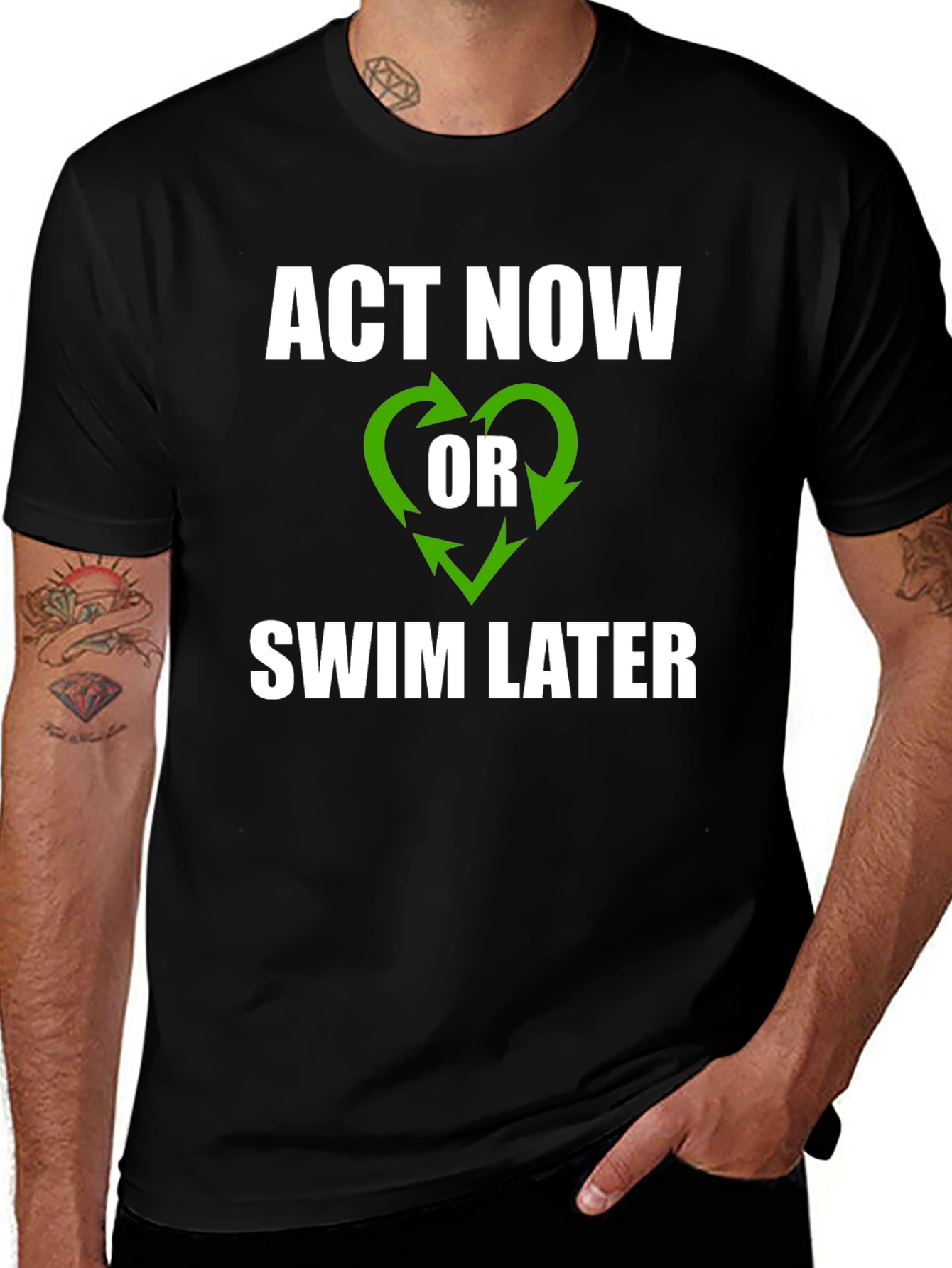 Act Now T-Shirt - Environmental Awareness Tee