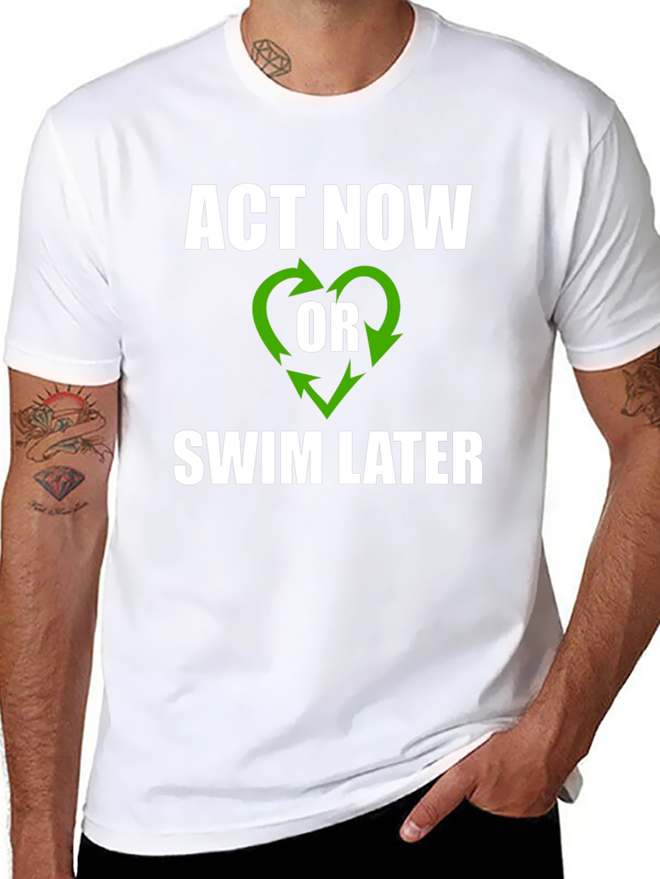 Act Now T-Shirt - Environmental Awareness Tee