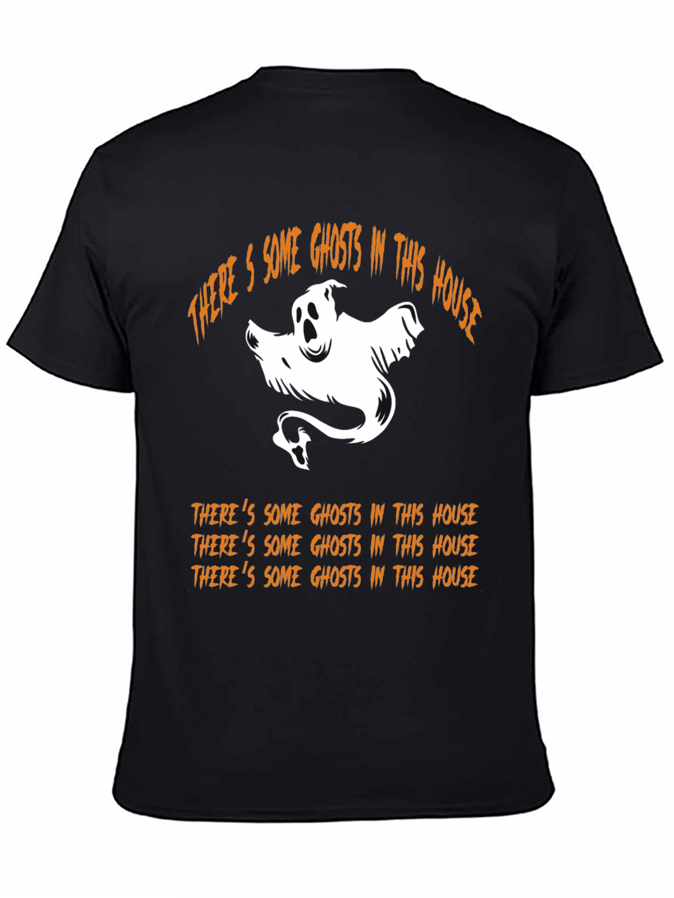 Halloween Ghost Graphic T-Shirt - Spooky Season Tee