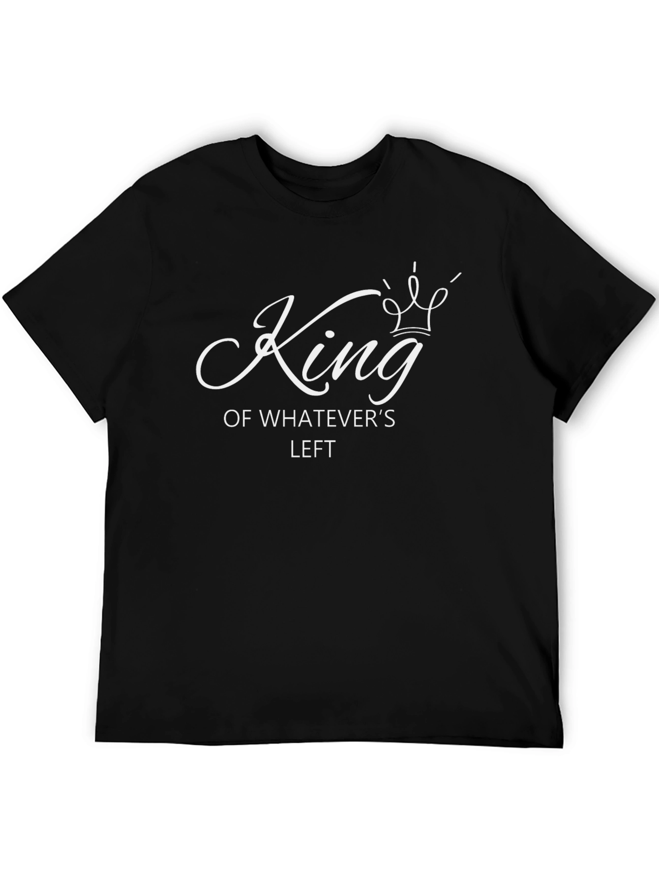 King of Whatevers Left Graphic Tee - Black