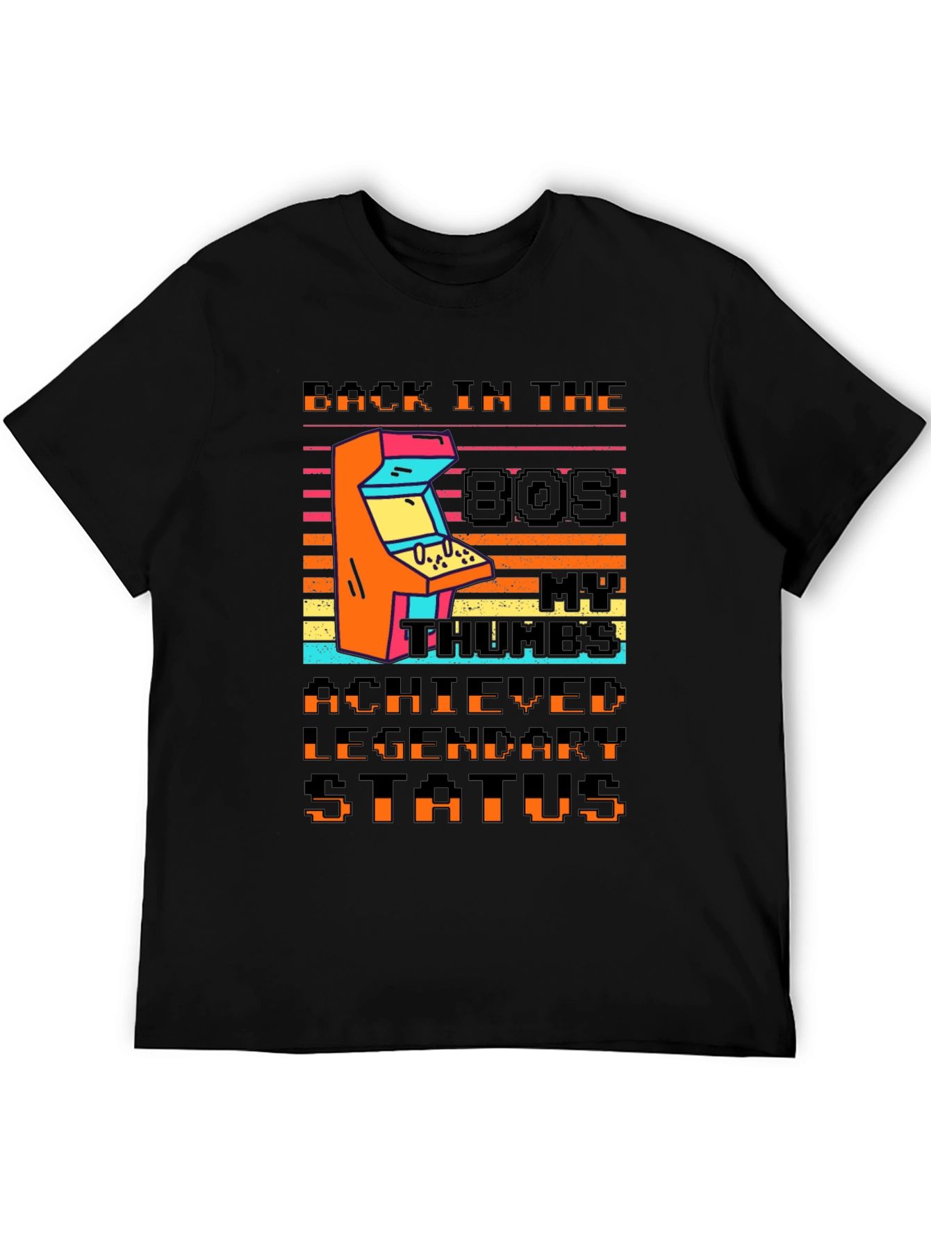 Retro 80s Arcade T-Shirt - Legendary Gamer Status