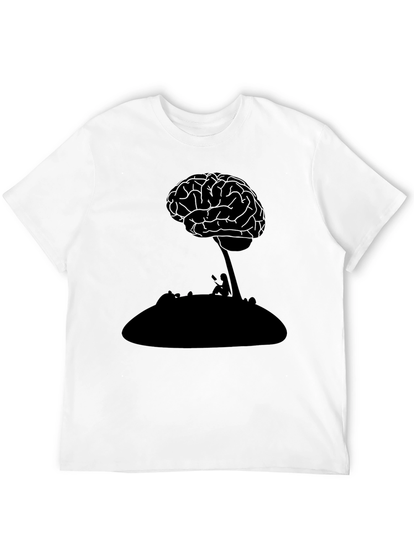 Brain Tree Graphic Tee - Black T-Shirt