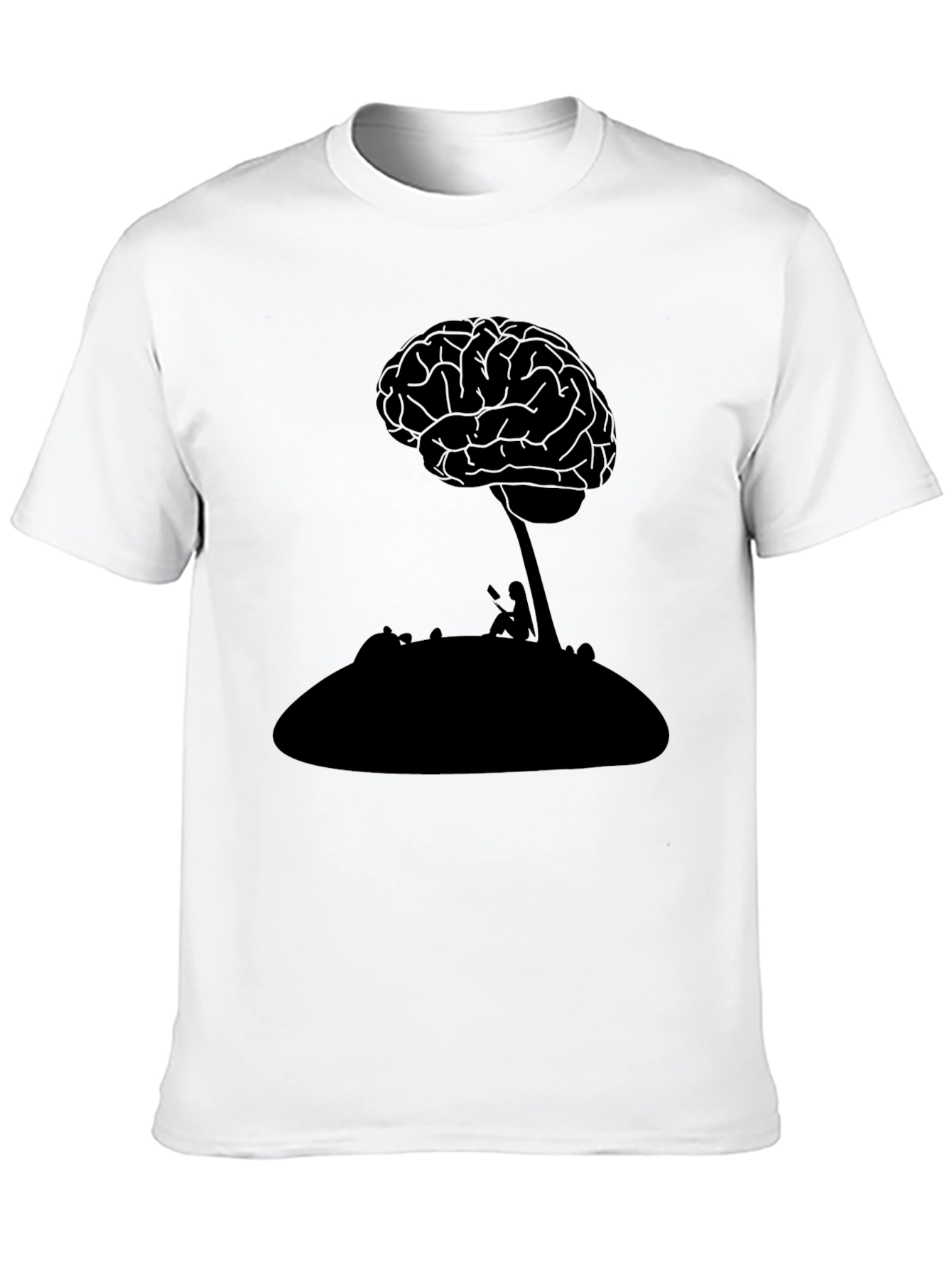 Brain Tree Graphic Tee - Black T-Shirt