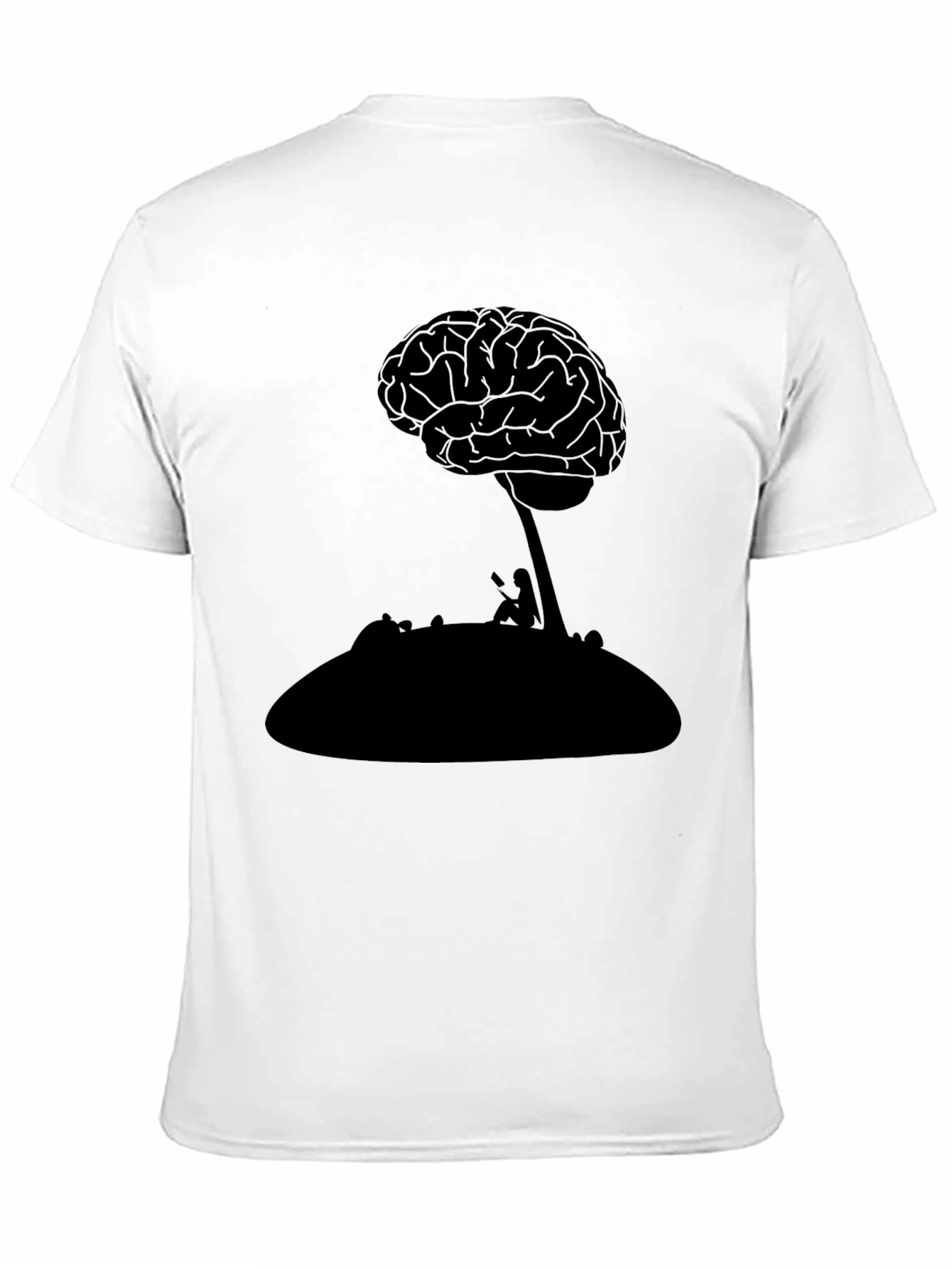 Brain Tree Graphic Tee - Black T-Shirt