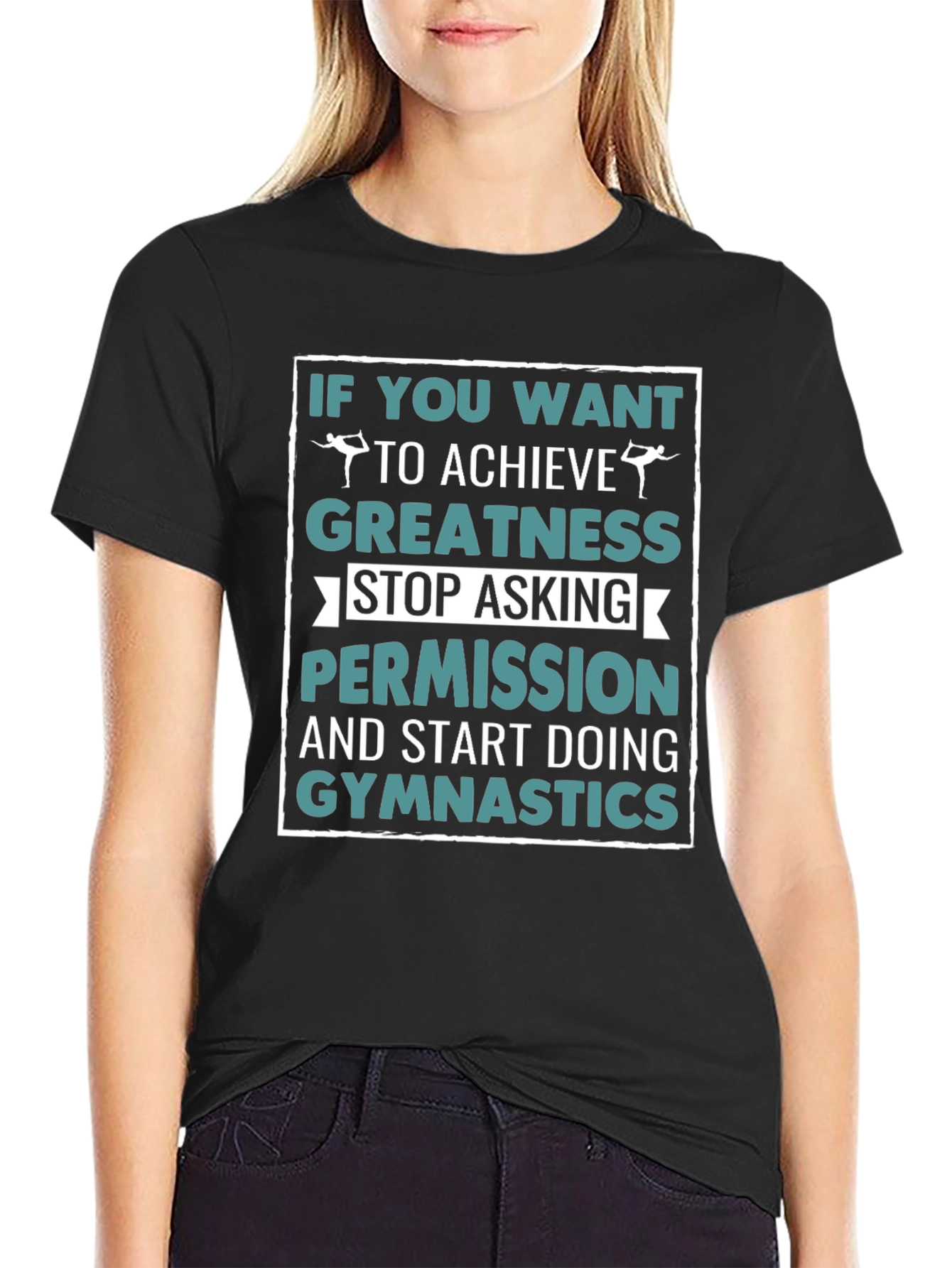 Gymnastics Motivation Graphic T-Shirt