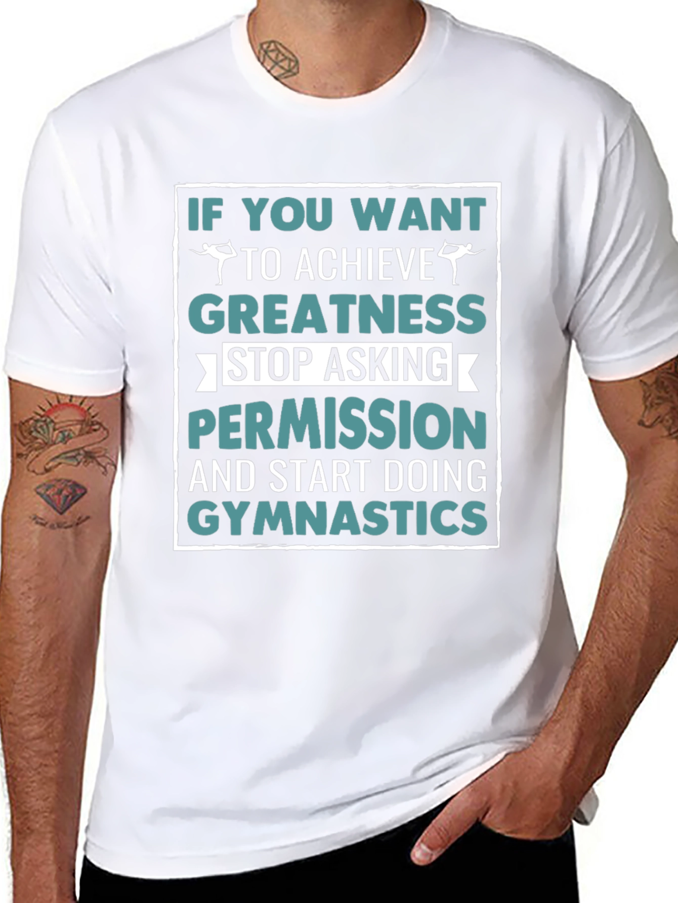 Gymnastics Motivation Graphic T-Shirt