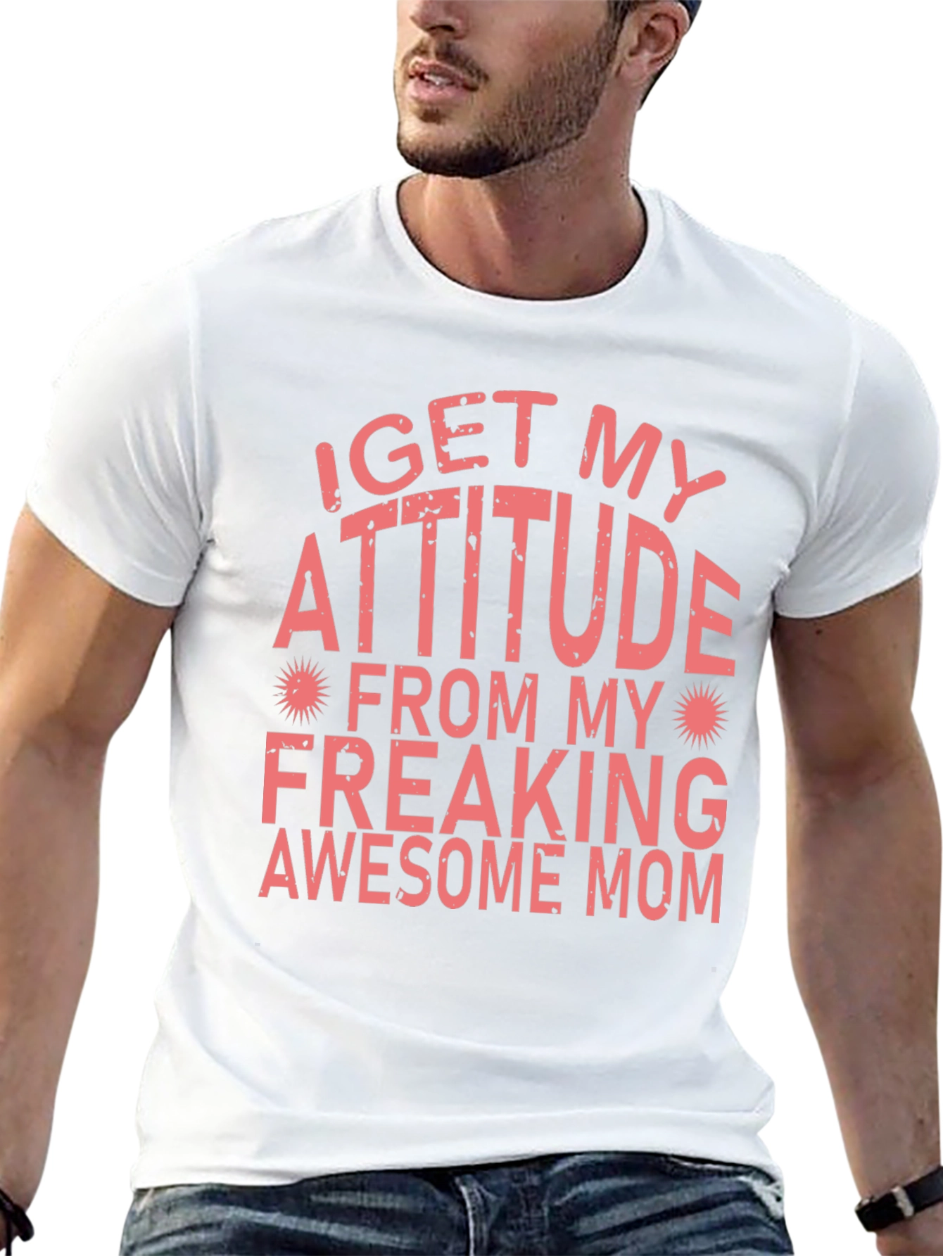 Attitude from Mom Graphic Tee