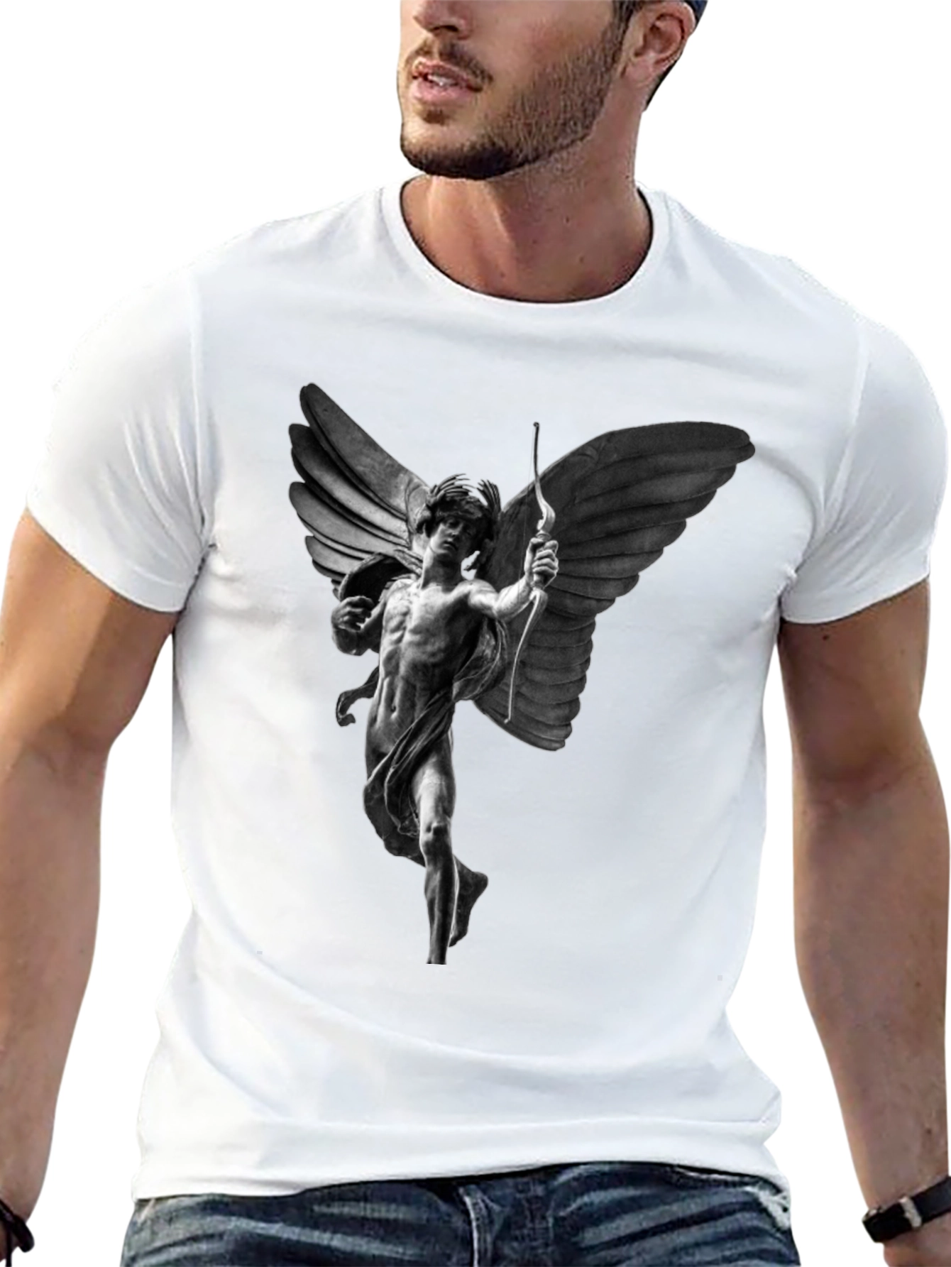 Angel Archer Graphic Tee - Black