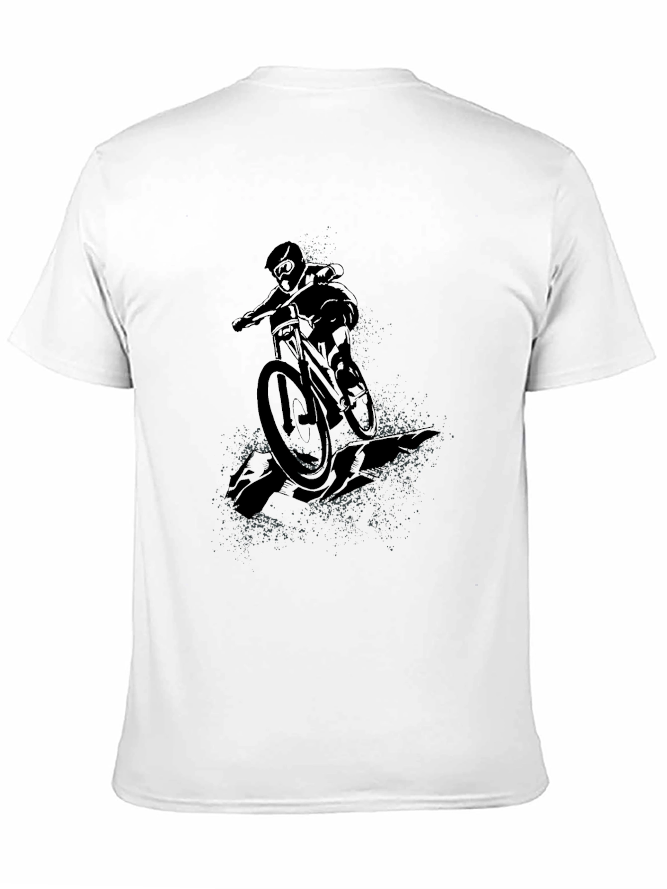 Mountain Biker Graphic Tee - Black