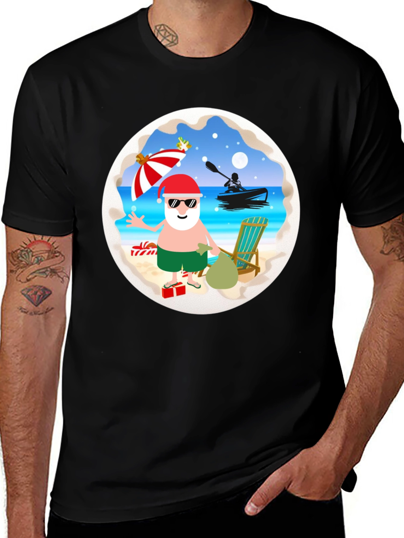 Tropical Santa T-Shirt