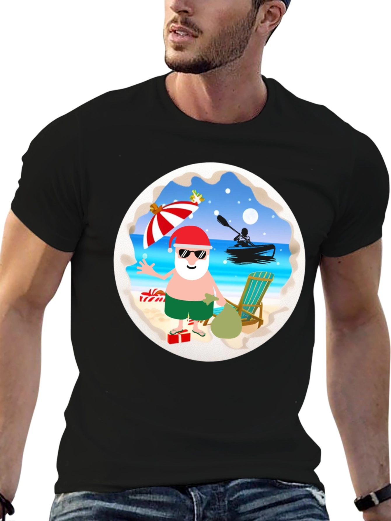 Tropical Santa T-Shirt
