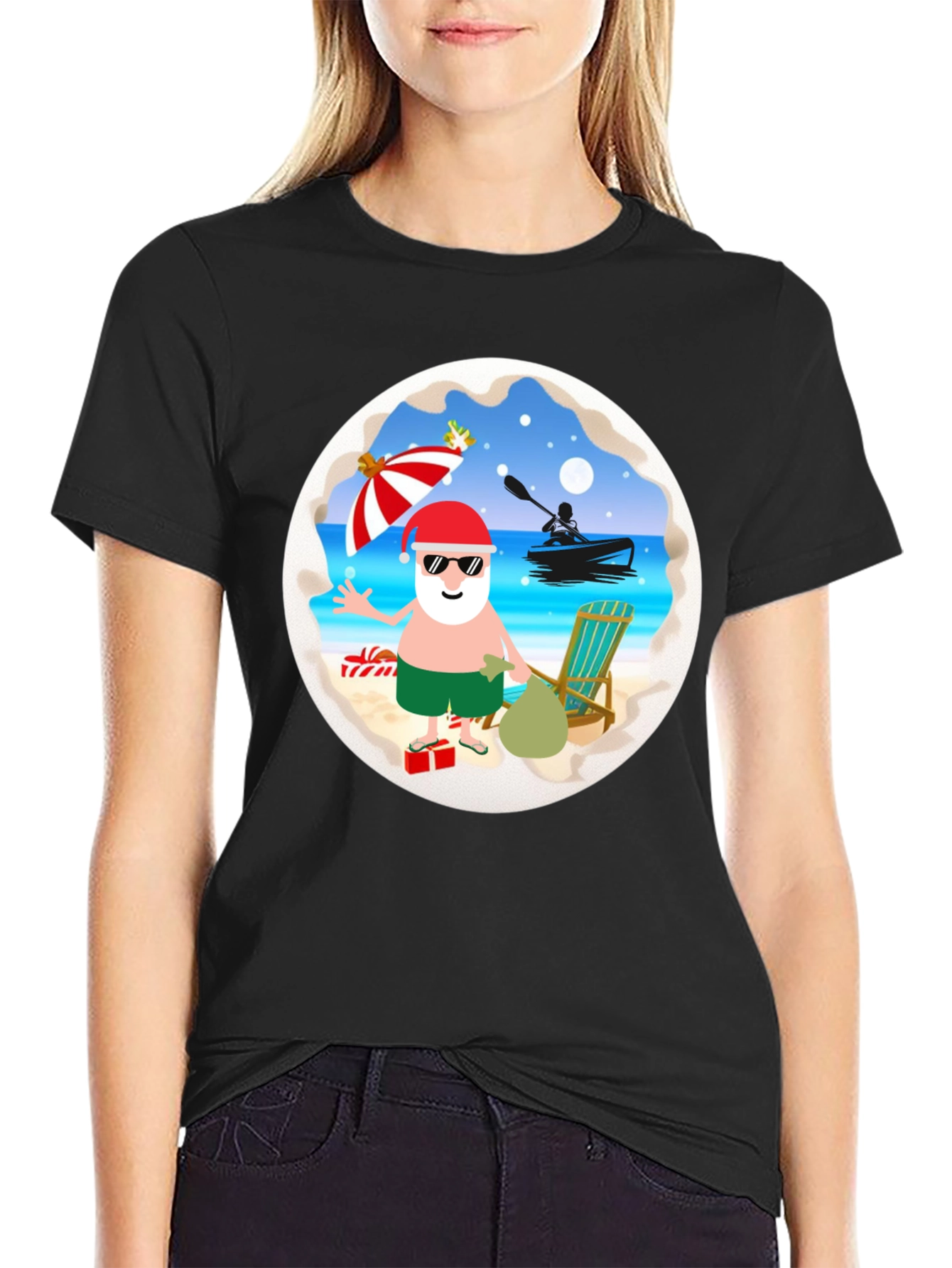 Tropical Santa T-Shirt