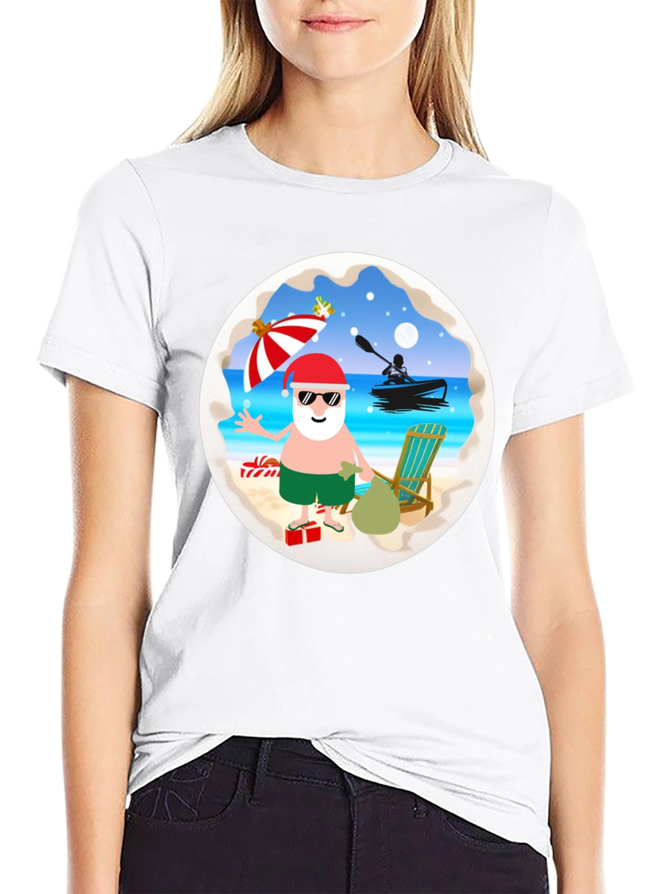 Tropical Santa T-Shirt