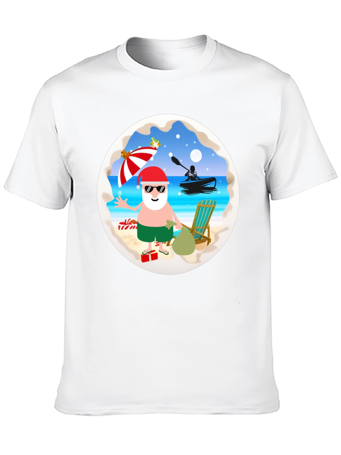 Tropical Santa T-Shirt