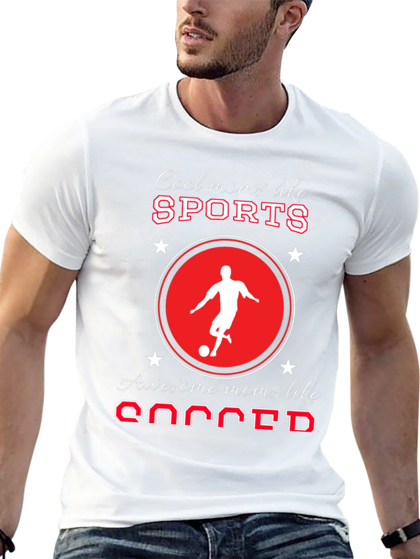 Cool Moms Like Sports & Soccer T-Shirt