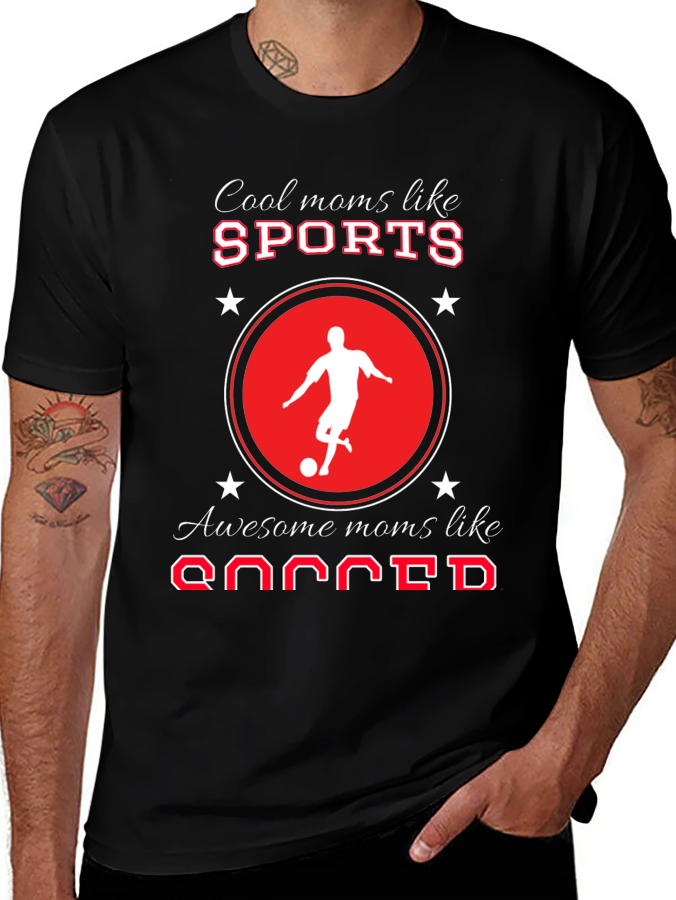 Cool Moms Like Sports & Soccer T-Shirt