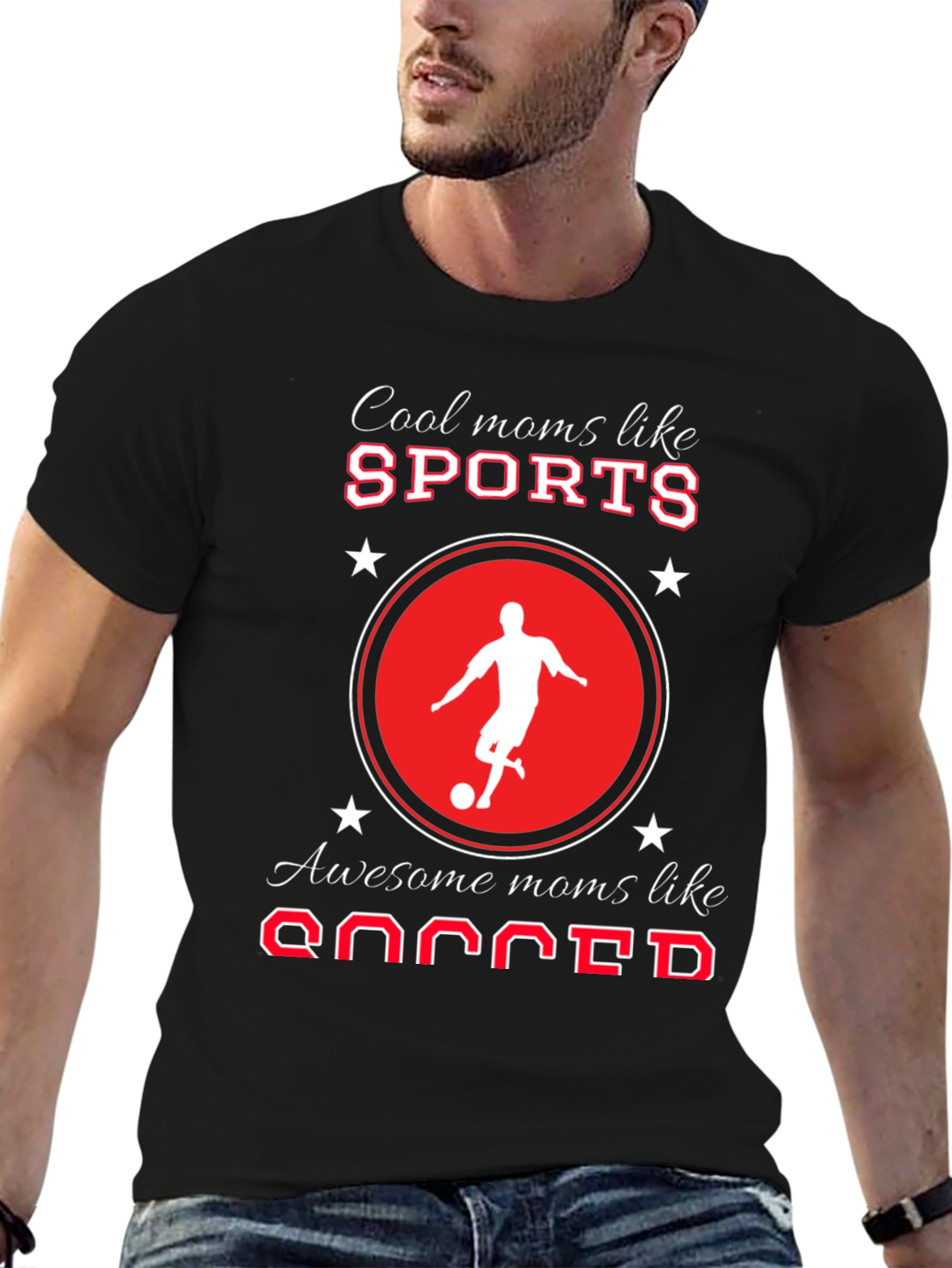 Cool Moms Like Sports & Soccer T-Shirt