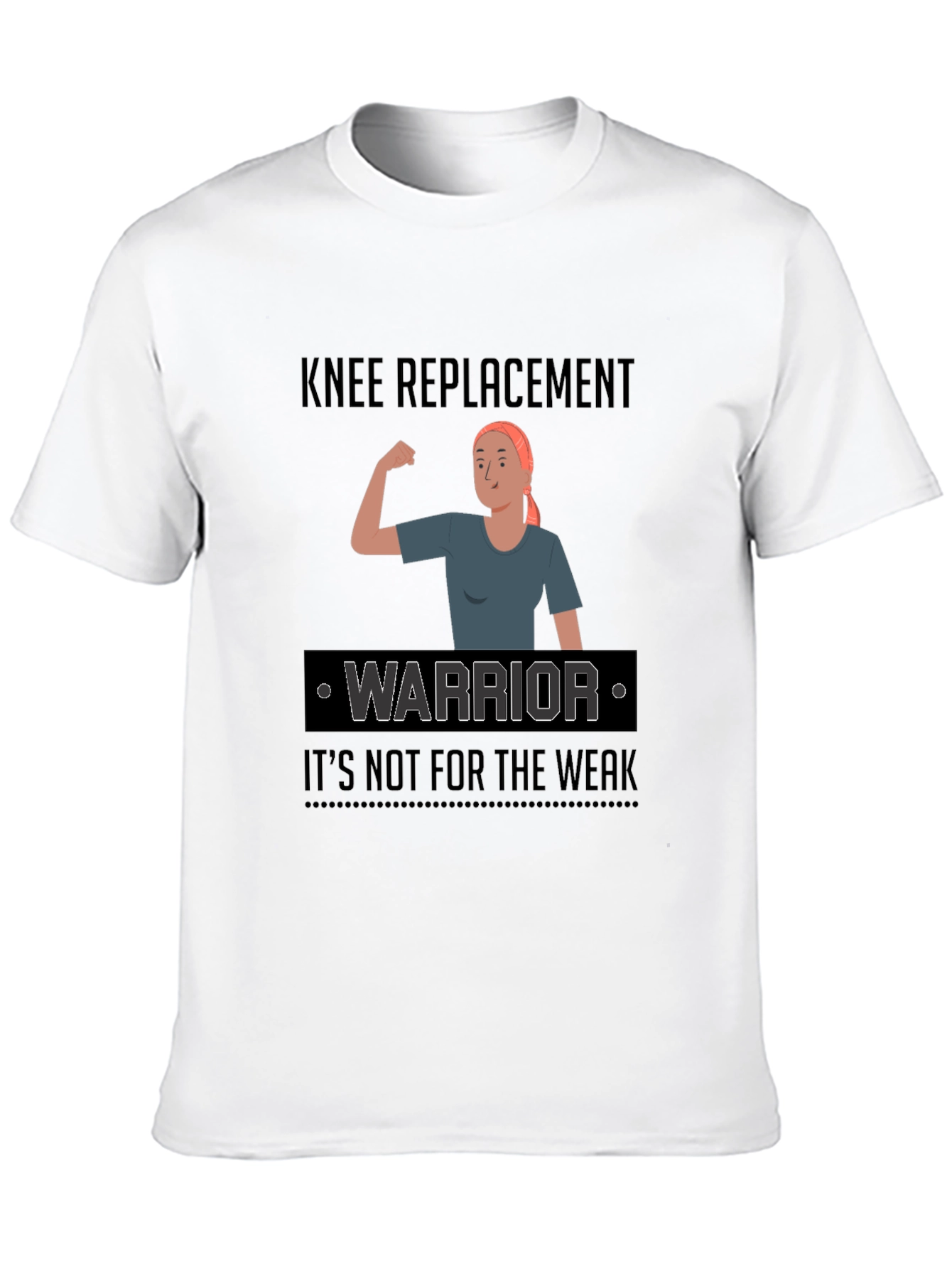 Knee Replacement Warrior Graphic T-Shirt