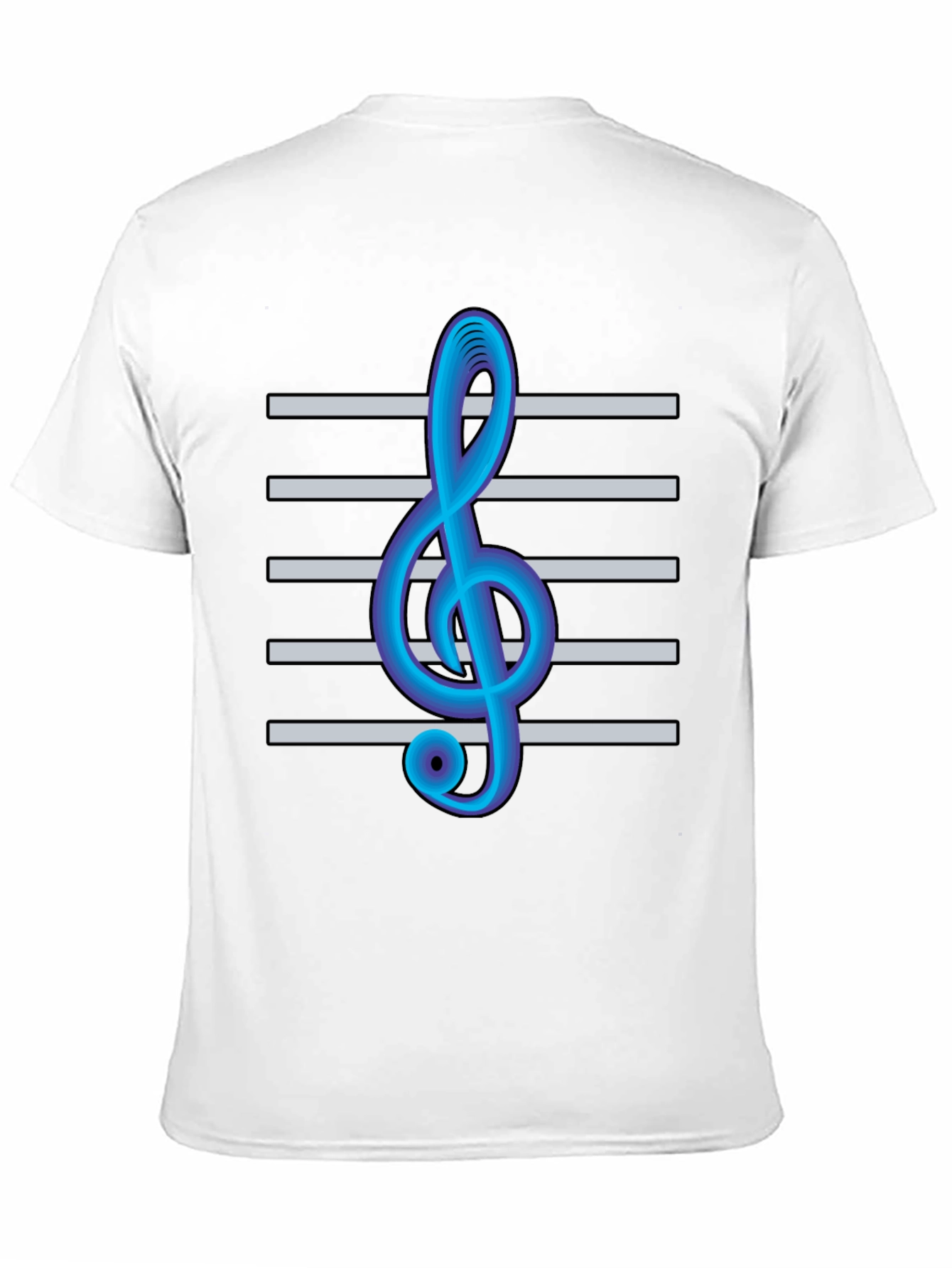 Musical Note Treble Clef T-Shirt - Music Lover Tee