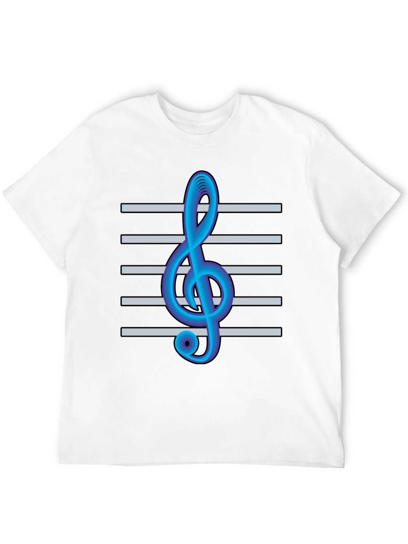 Musical Note Treble Clef T-Shirt - Music Lover Tee