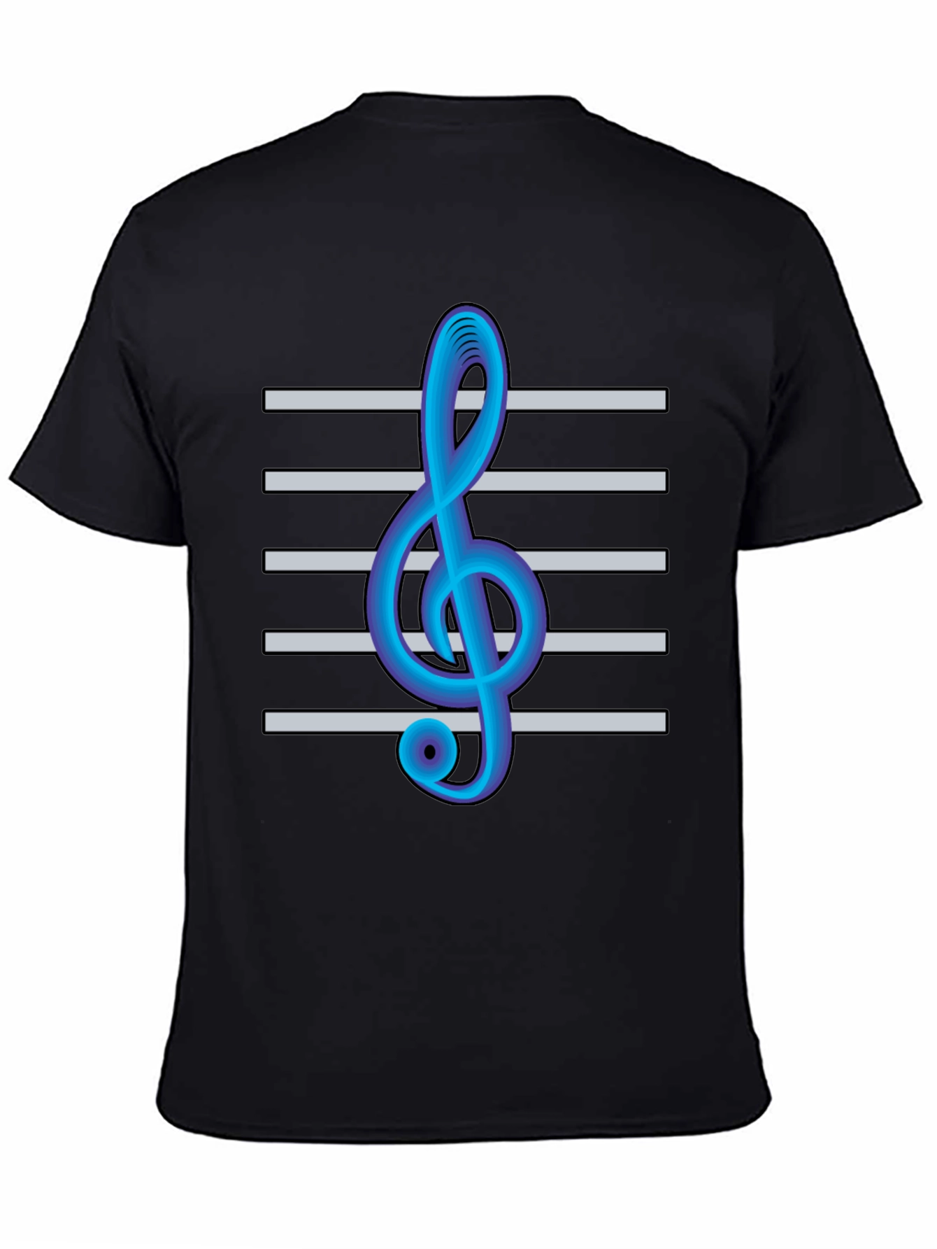 Musical Note Treble Clef T-Shirt - Music Lover Tee
