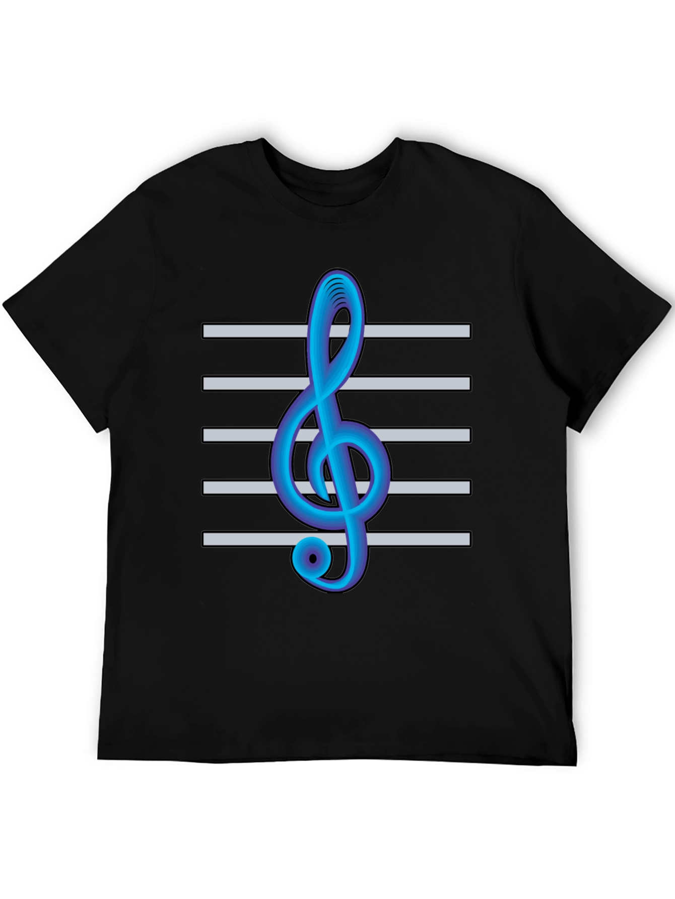 Musical Note Treble Clef T-Shirt - Music Lover Tee