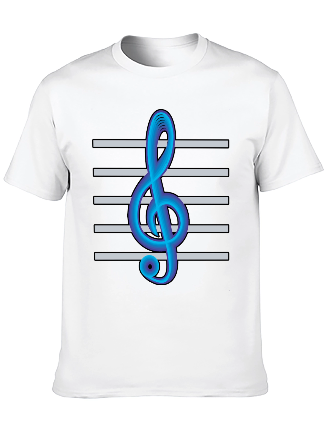 Musical Note Treble Clef T-Shirt - Music Lover Tee