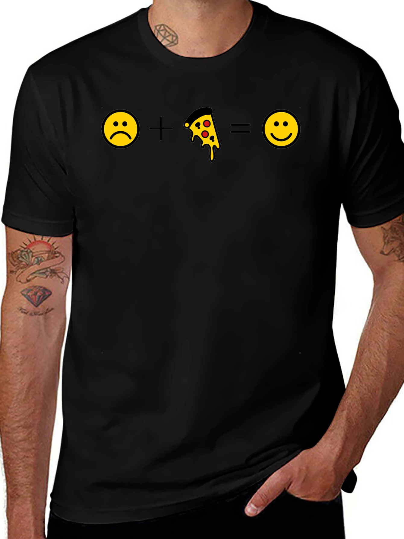 Pizza Makes Me Happy T-Shirt
