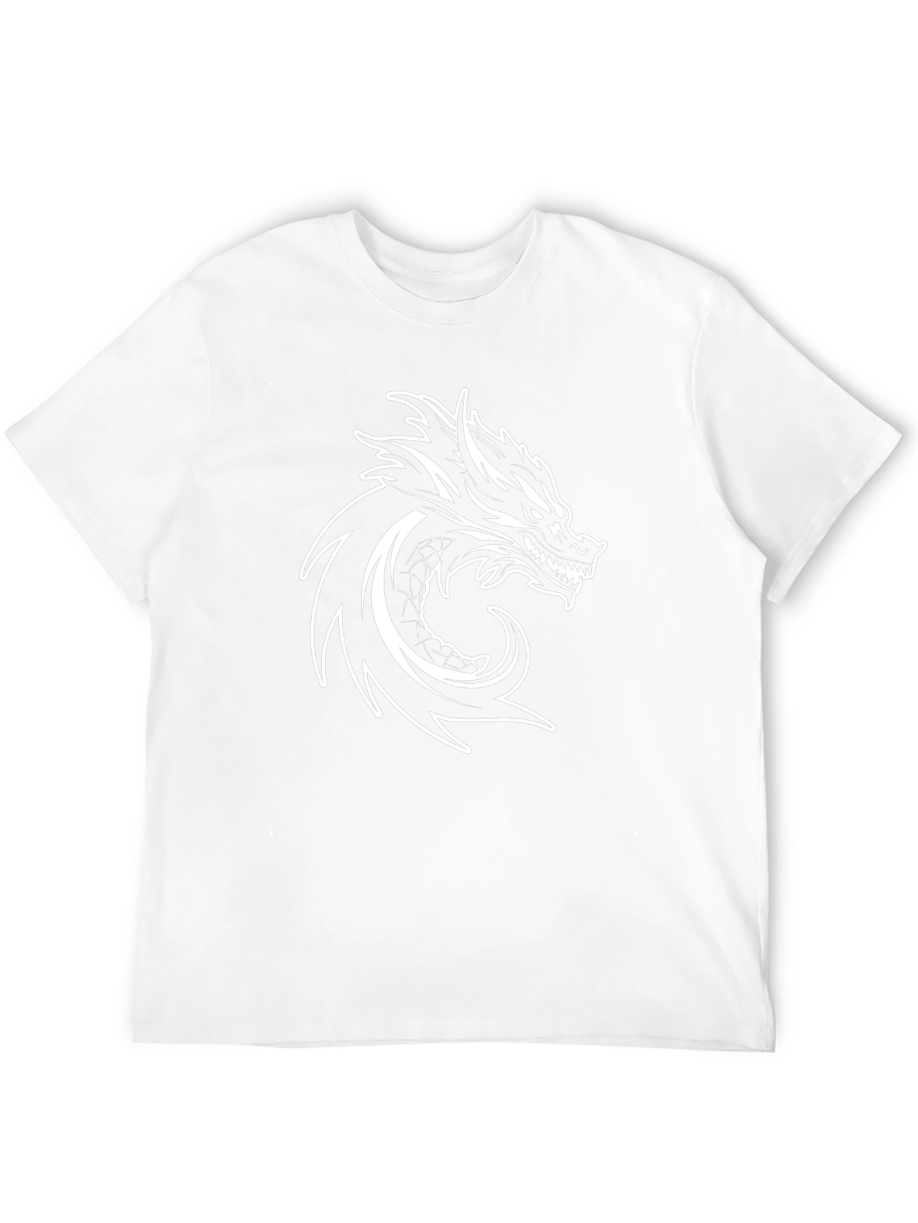 Dragon Graphic Tee - Black Casual T-Shirt