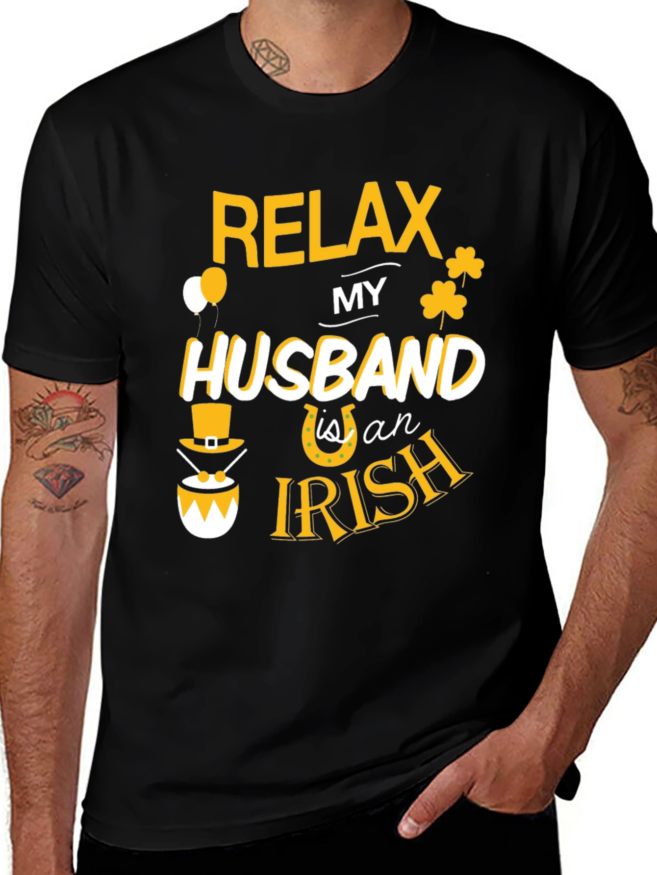 Relax My Husband is an Irish T-Shirt