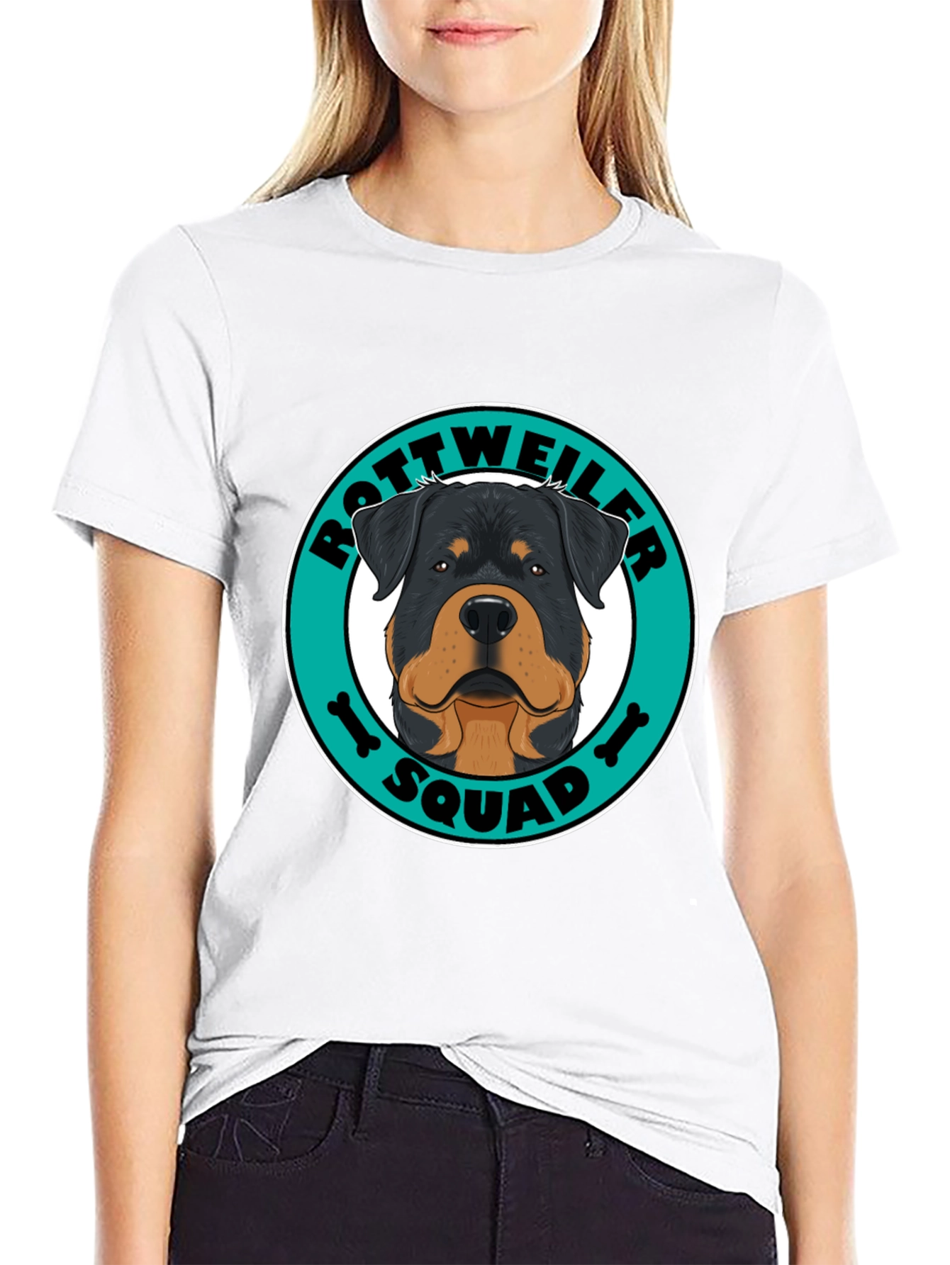 Rottweiler Squad Graphic Tee - Dog Lover Shirt
