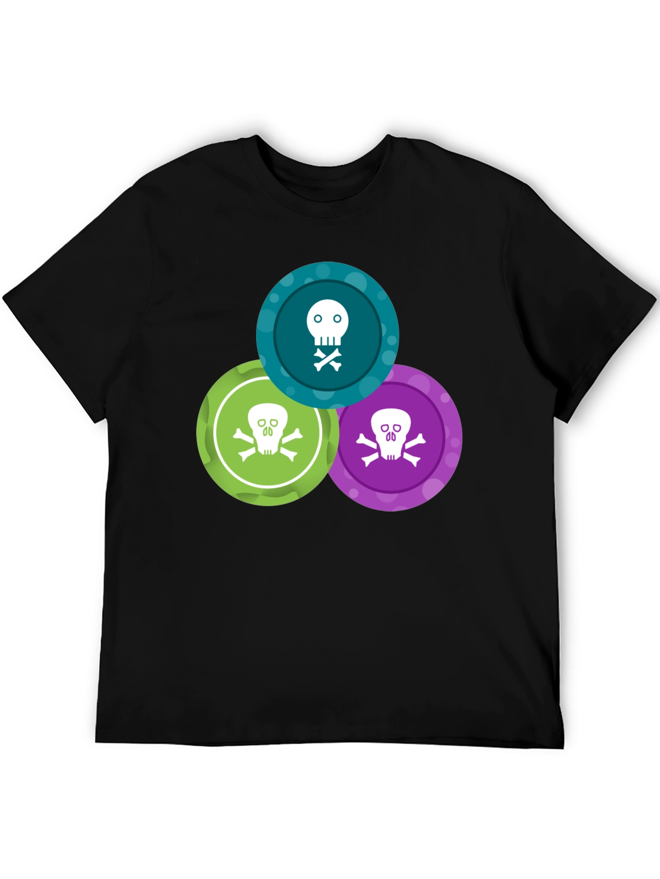 Skull & Crossbones T-Shirt - Graphic Print Tee