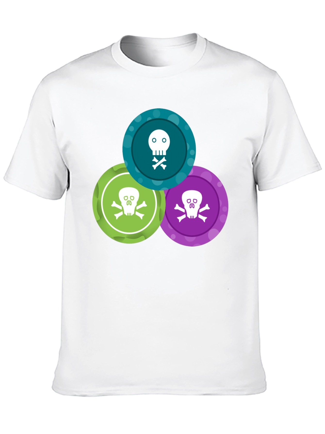 Skull & Crossbones T-Shirt - Graphic Print Tee