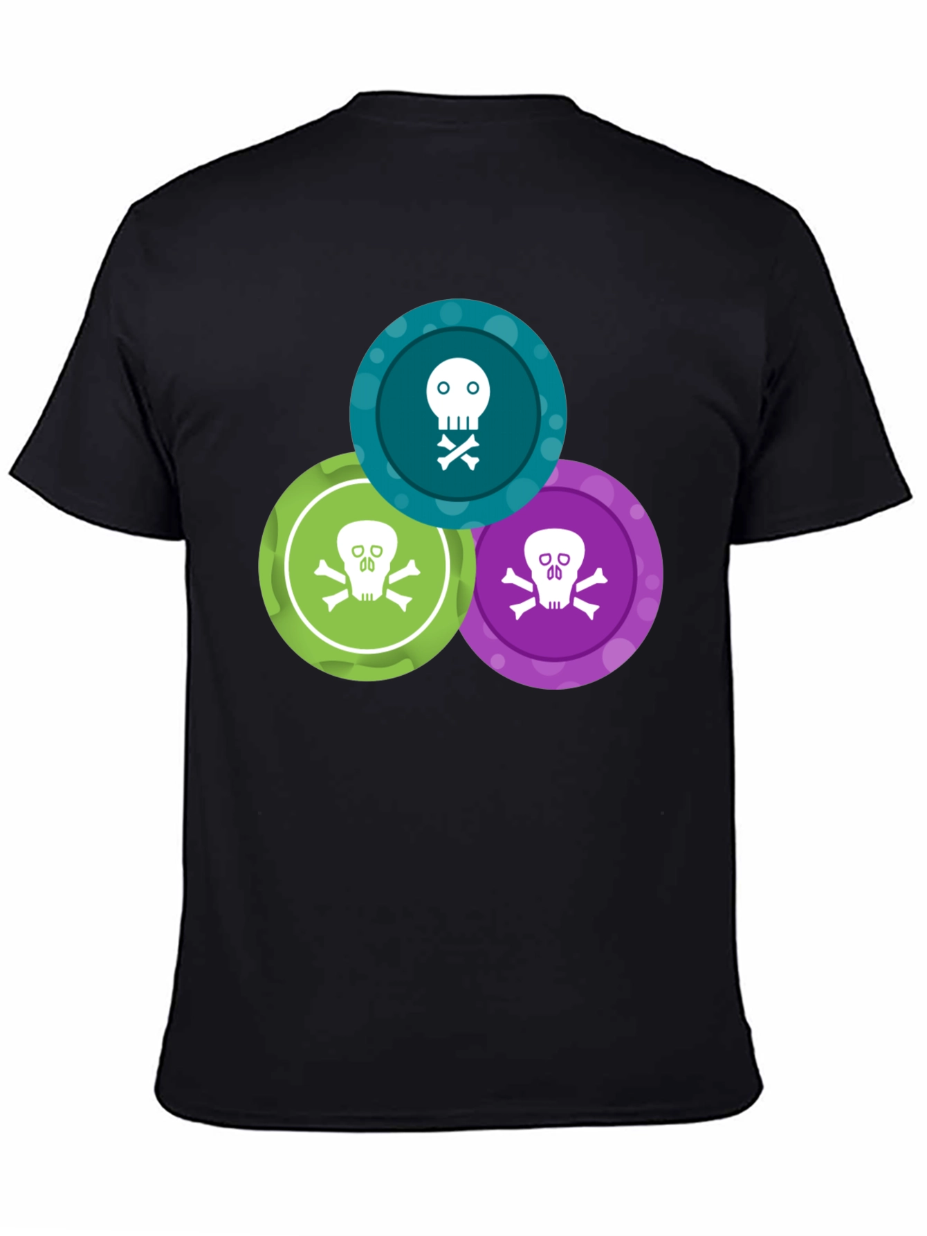 Skull & Crossbones T-Shirt - Graphic Print Tee