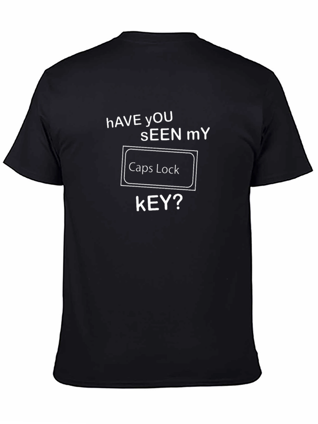 Funny Caps Lock Key T-Shirt
