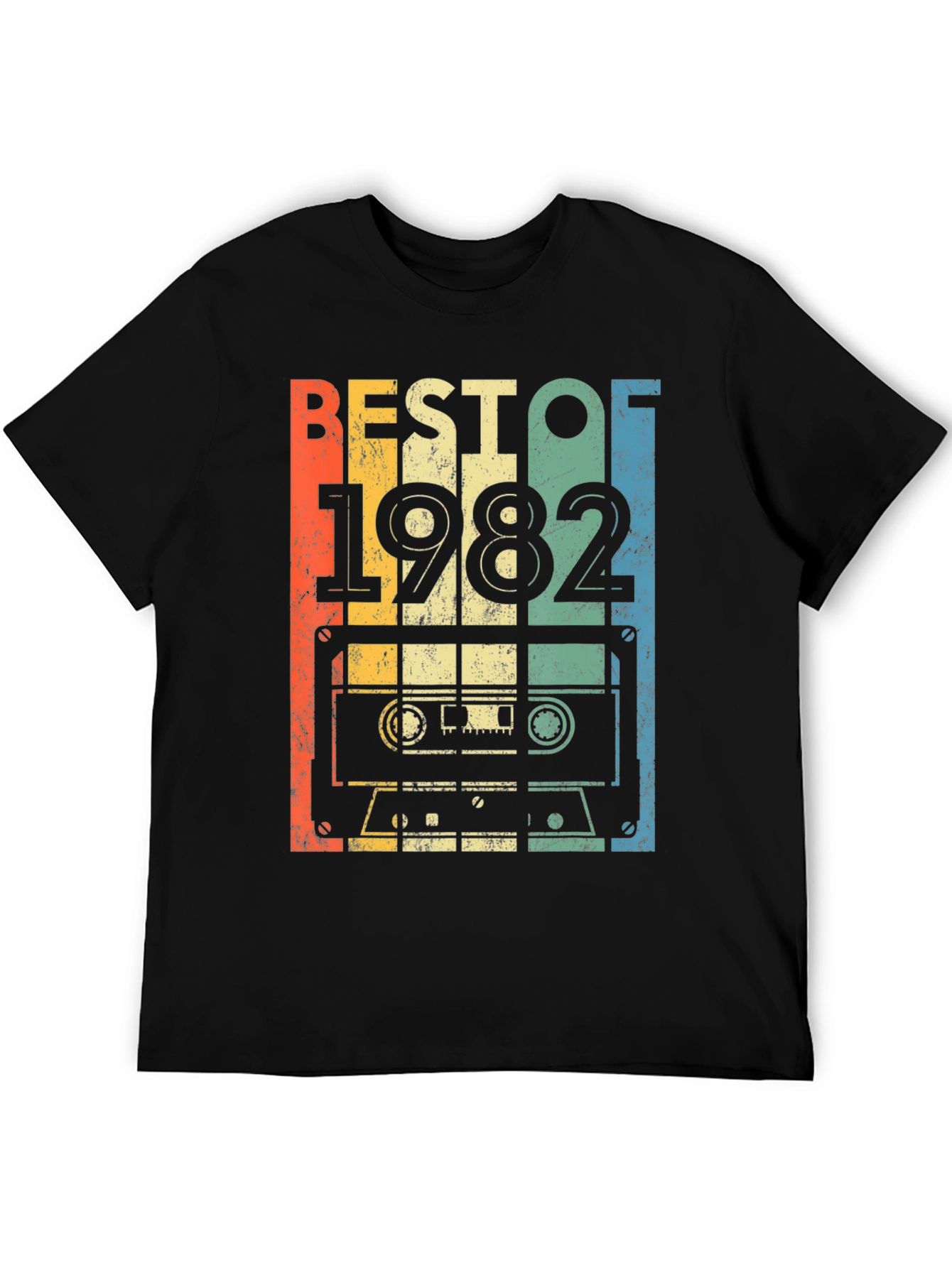 Best of 1982 Cassette Tape Graphic T-Shirt