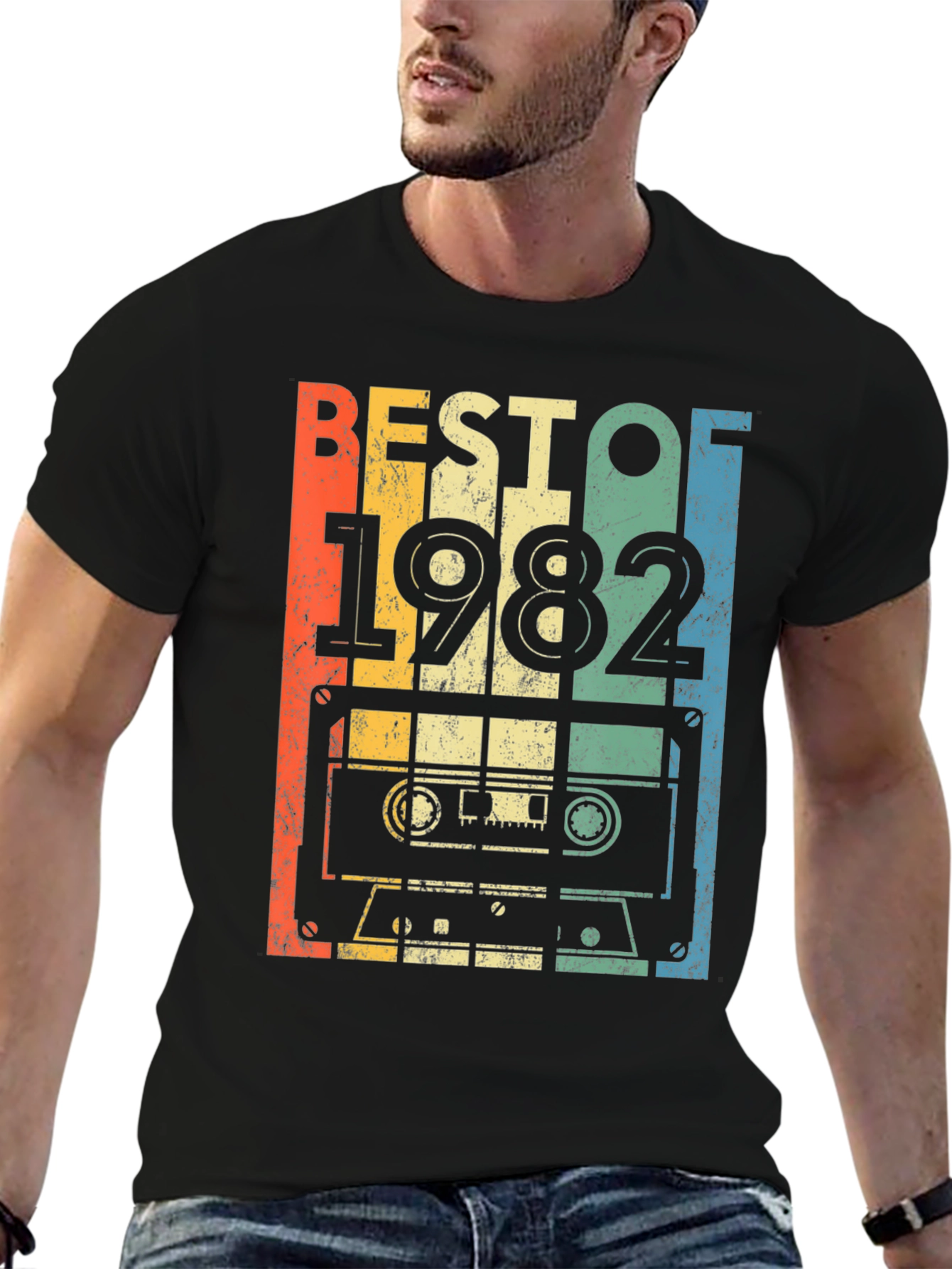 Best of 1982 Cassette Tape Graphic T-Shirt