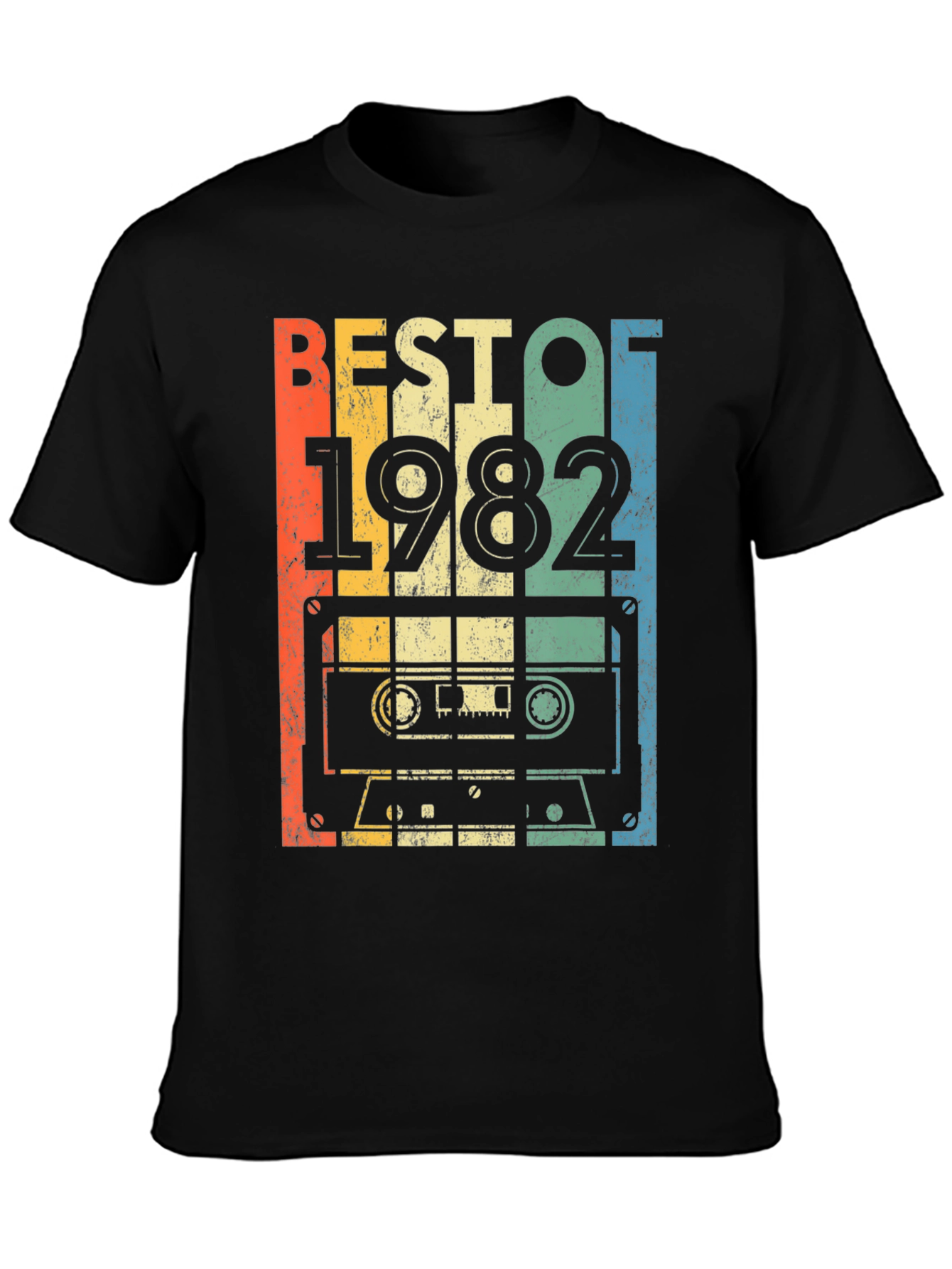 Best of 1982 Cassette Tape Graphic T-Shirt