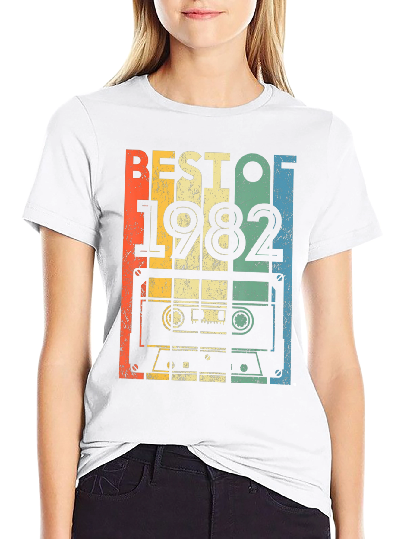 Best of 1982 Cassette Tape Graphic T-Shirt