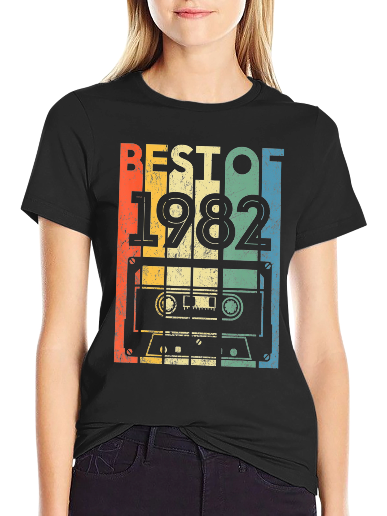 Best of 1982 Cassette Tape Graphic T-Shirt